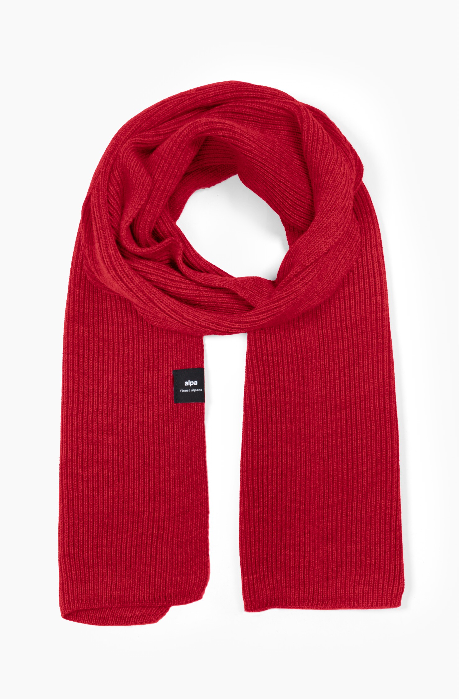 Avenue scarf, lingonberry