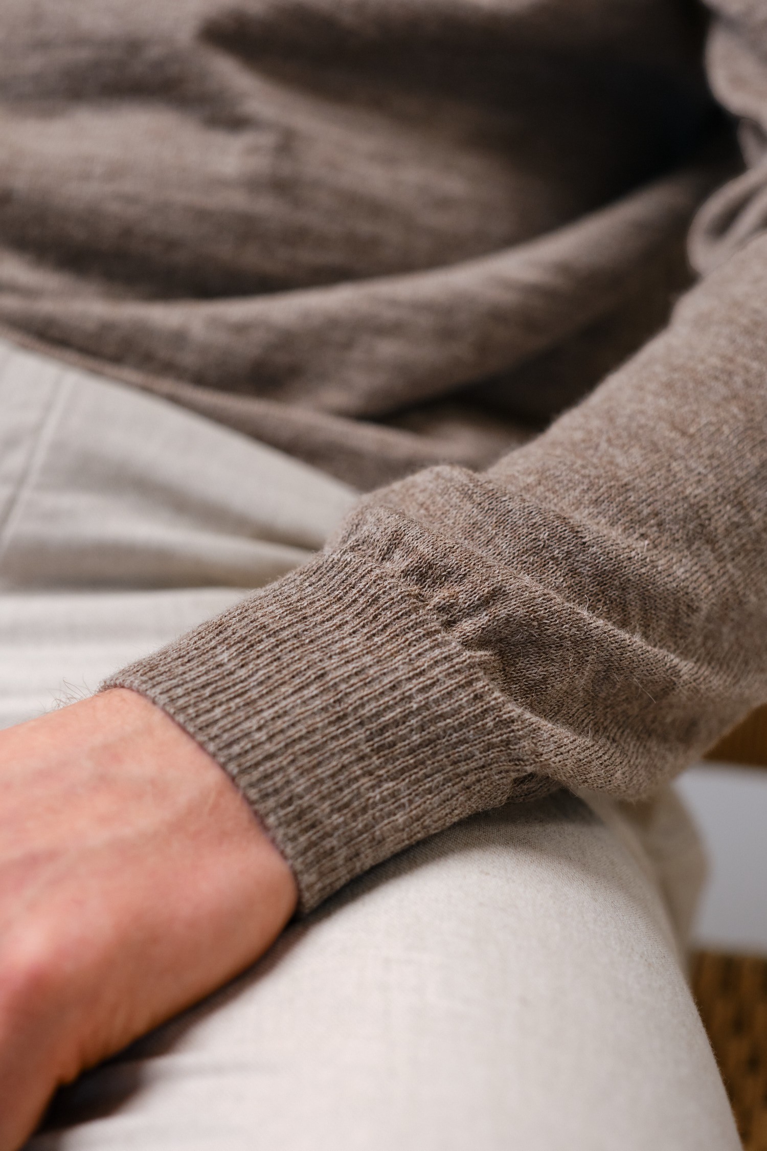 ELEMENT knit sweater, dark greige - Image 4