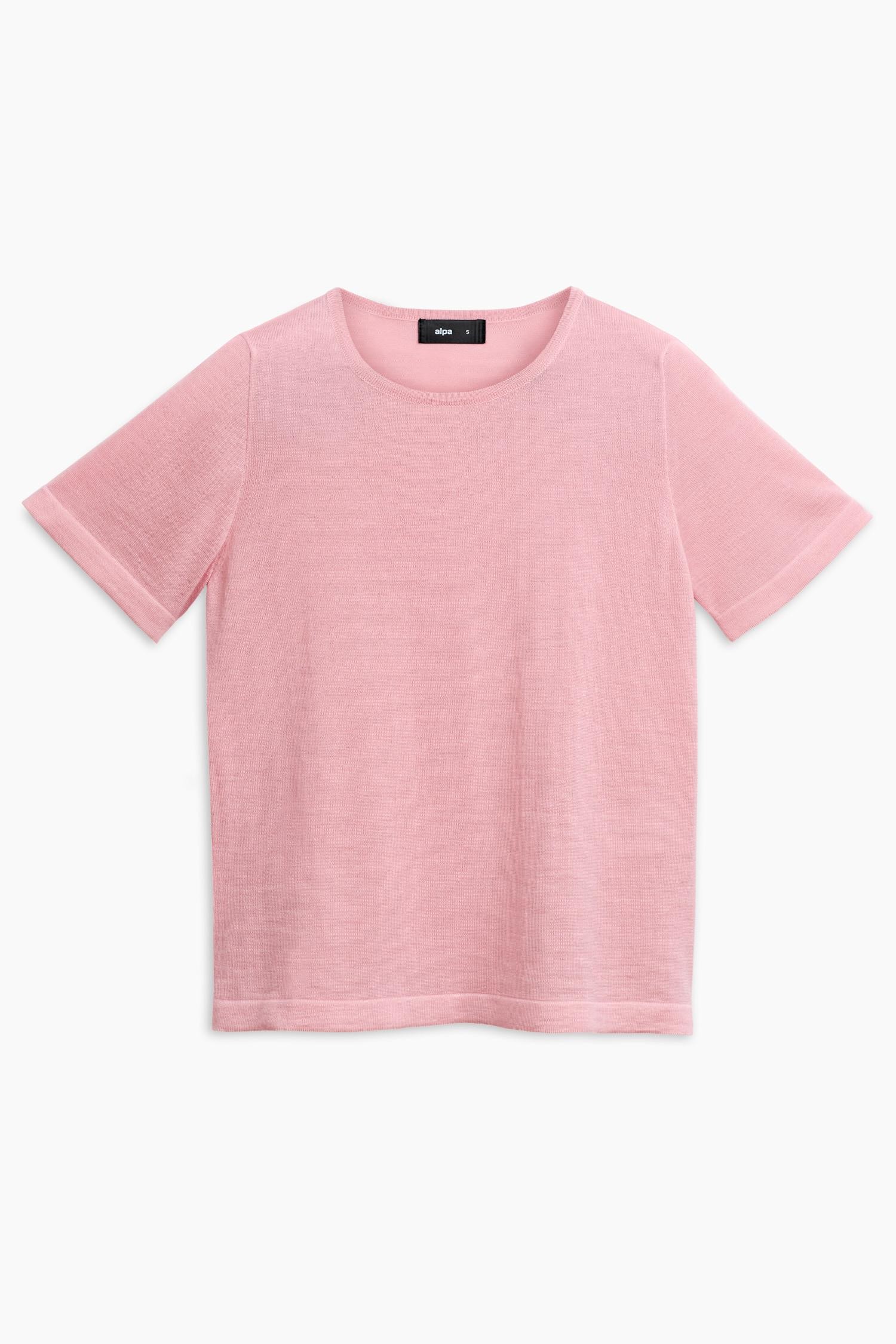 SIMPLE knit T-shirt, twinflower - Image 6