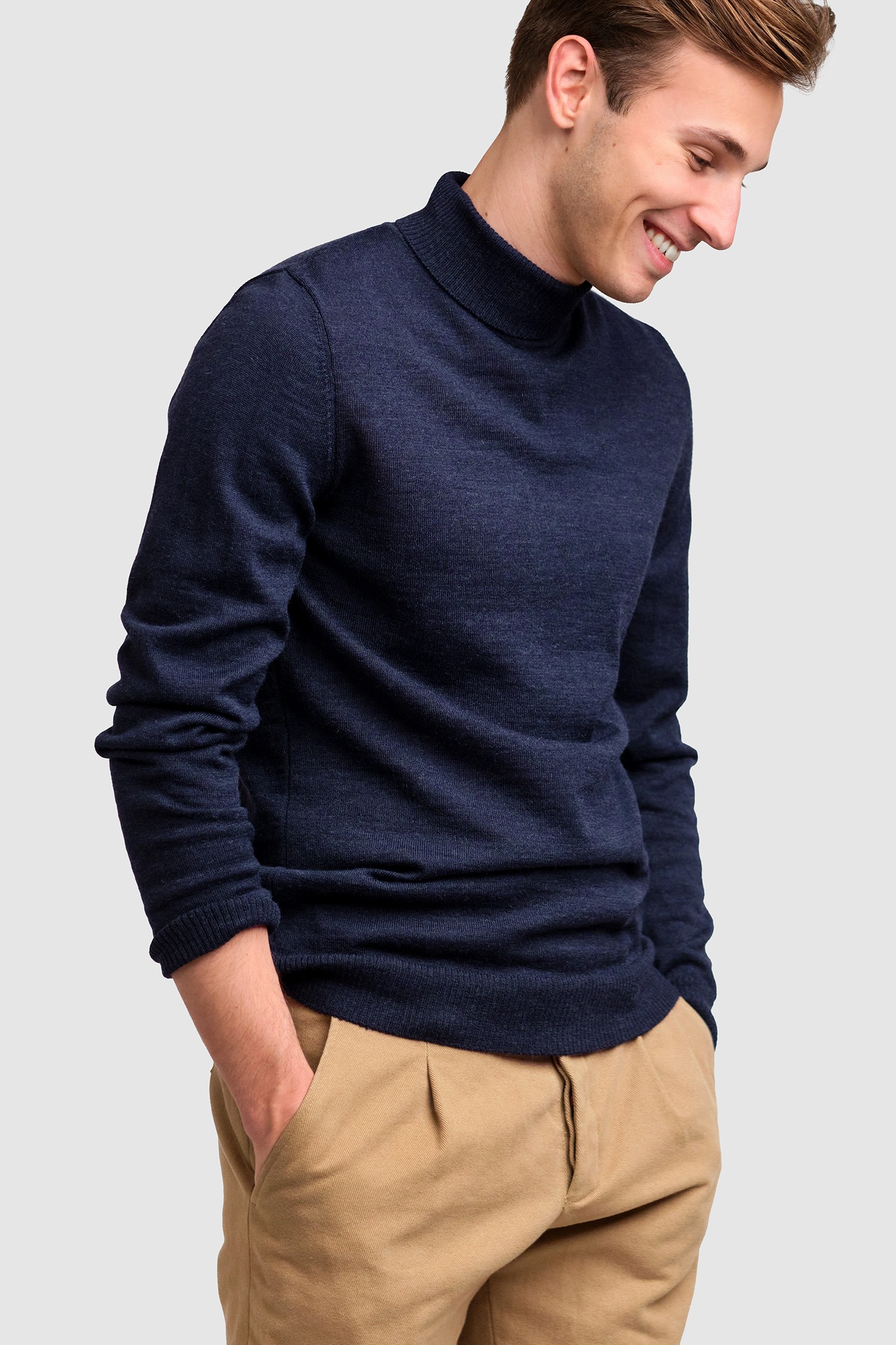 ROLL NECK turtleneck, navy Alpa