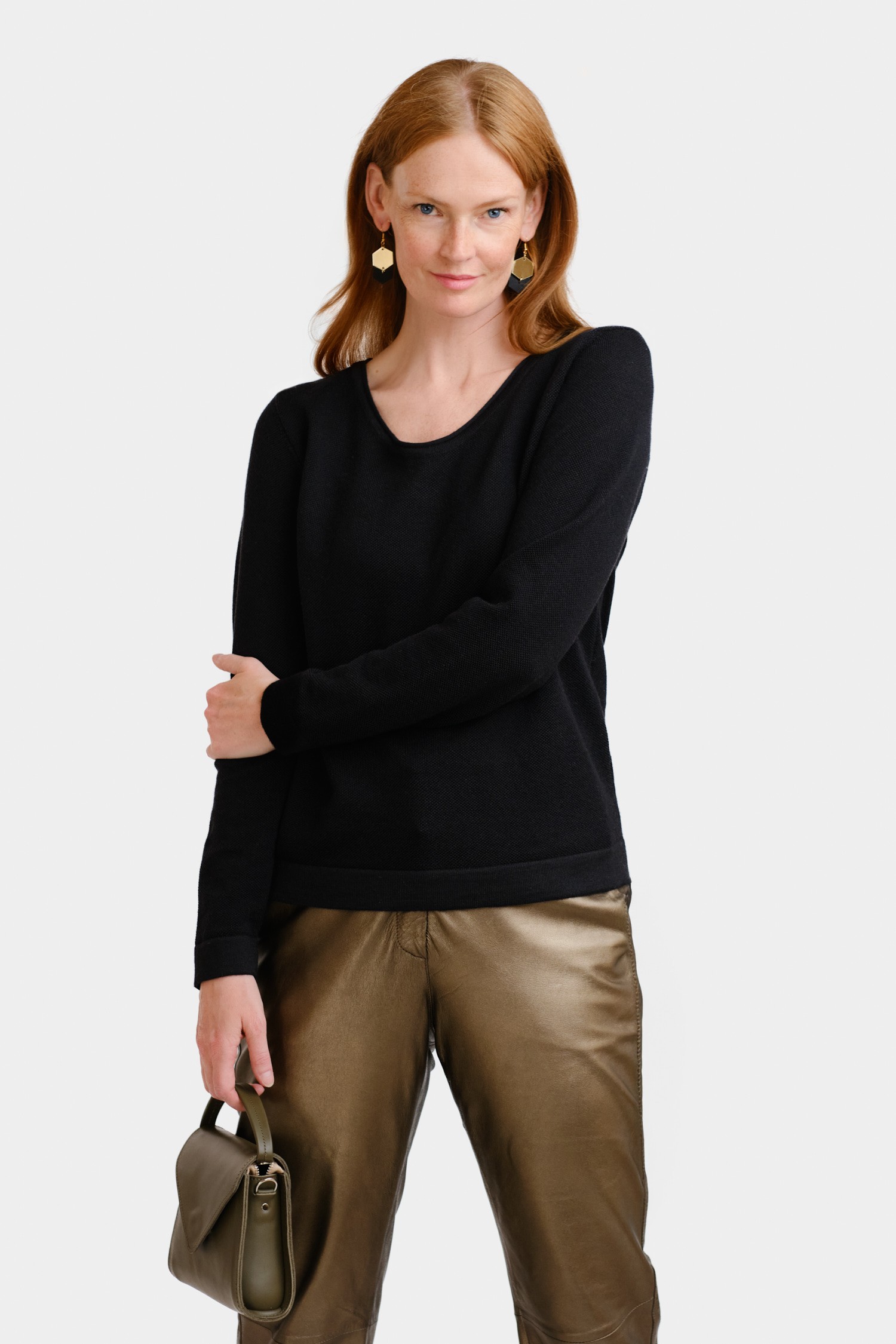 MELODY blouse, black