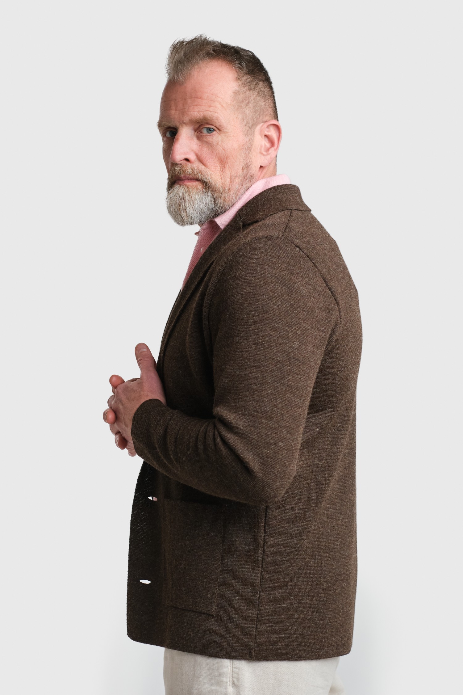 BLAZE cardigan, dark brown - Image 4