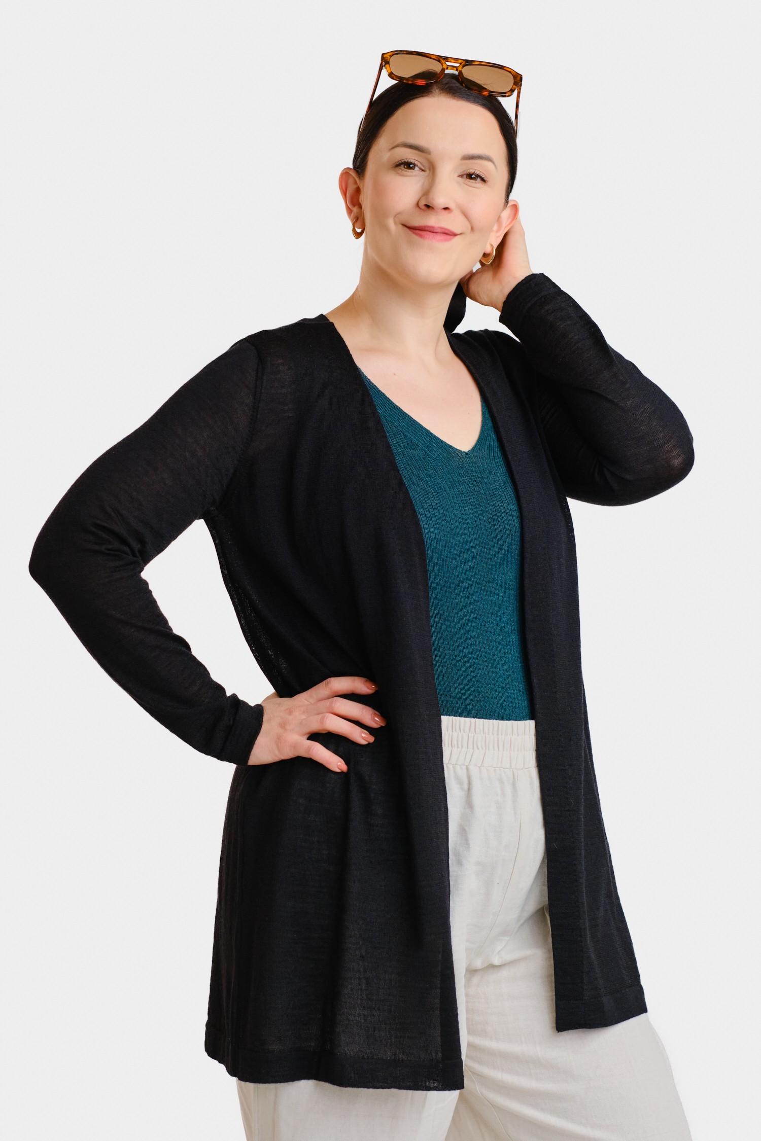 BREEZE cardigan, black