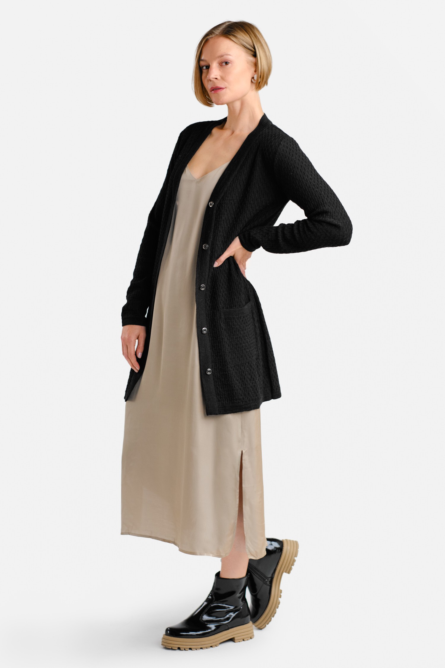 DRIZZLE cardigan, black