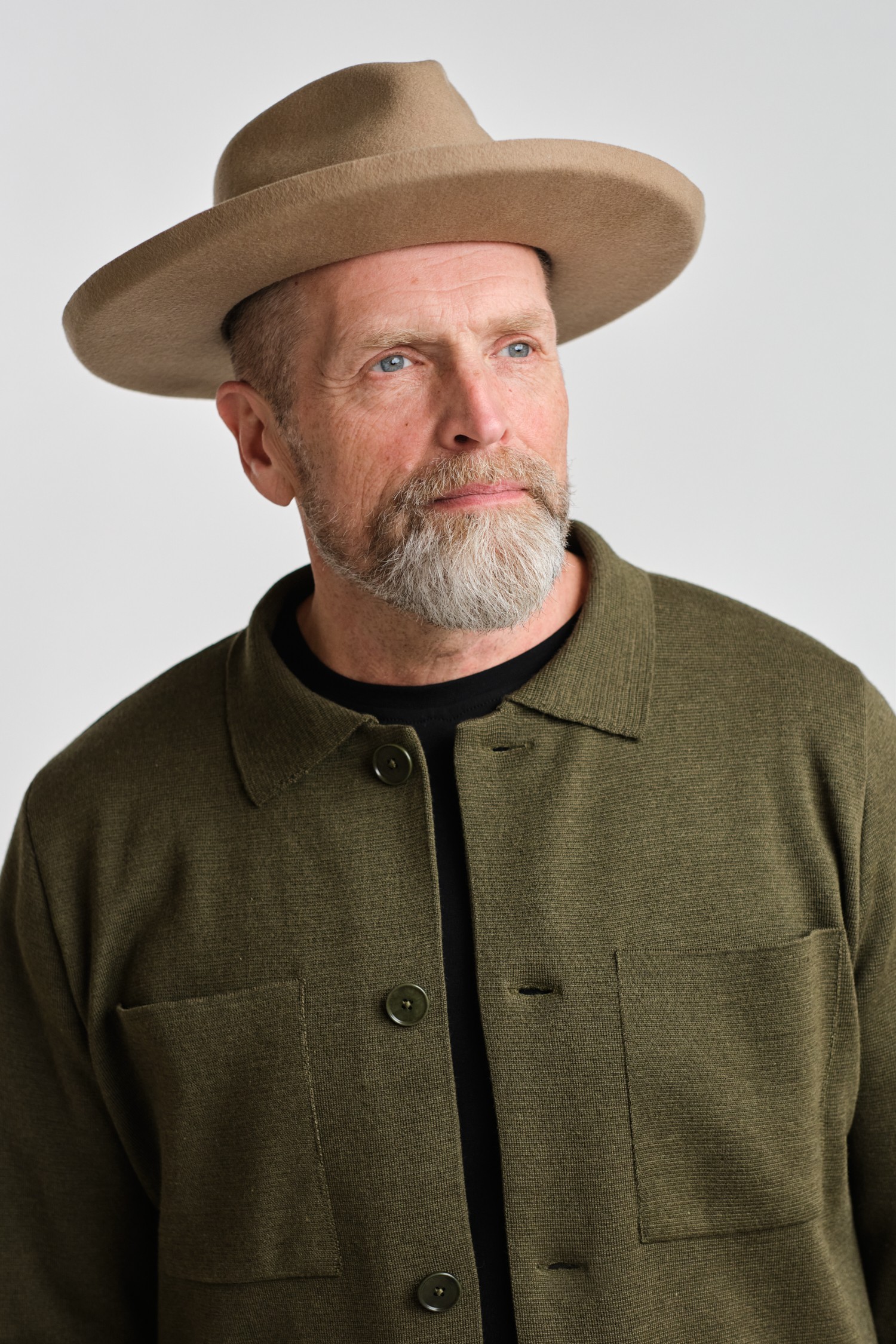 FORTE overshirt, dark olive - Image 3