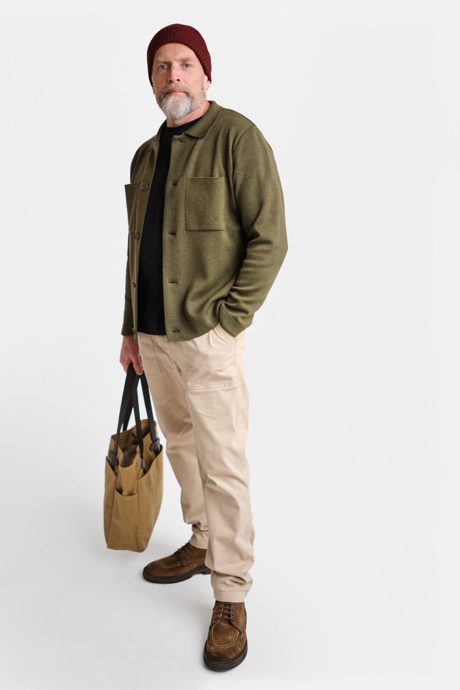 FORTE overshirt, dark olive - Image 4