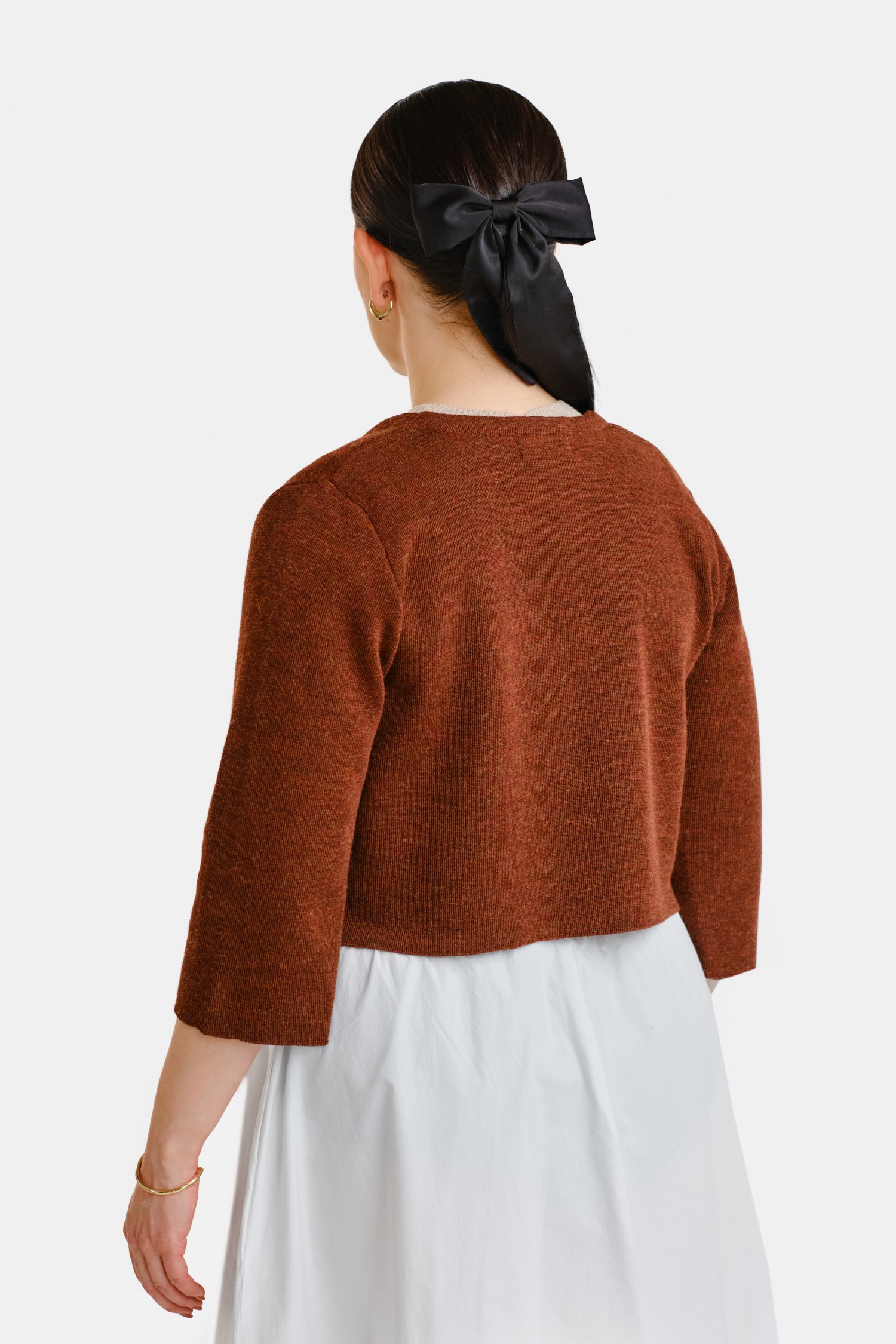 HAIKU cardigan, mahogany - Image 3