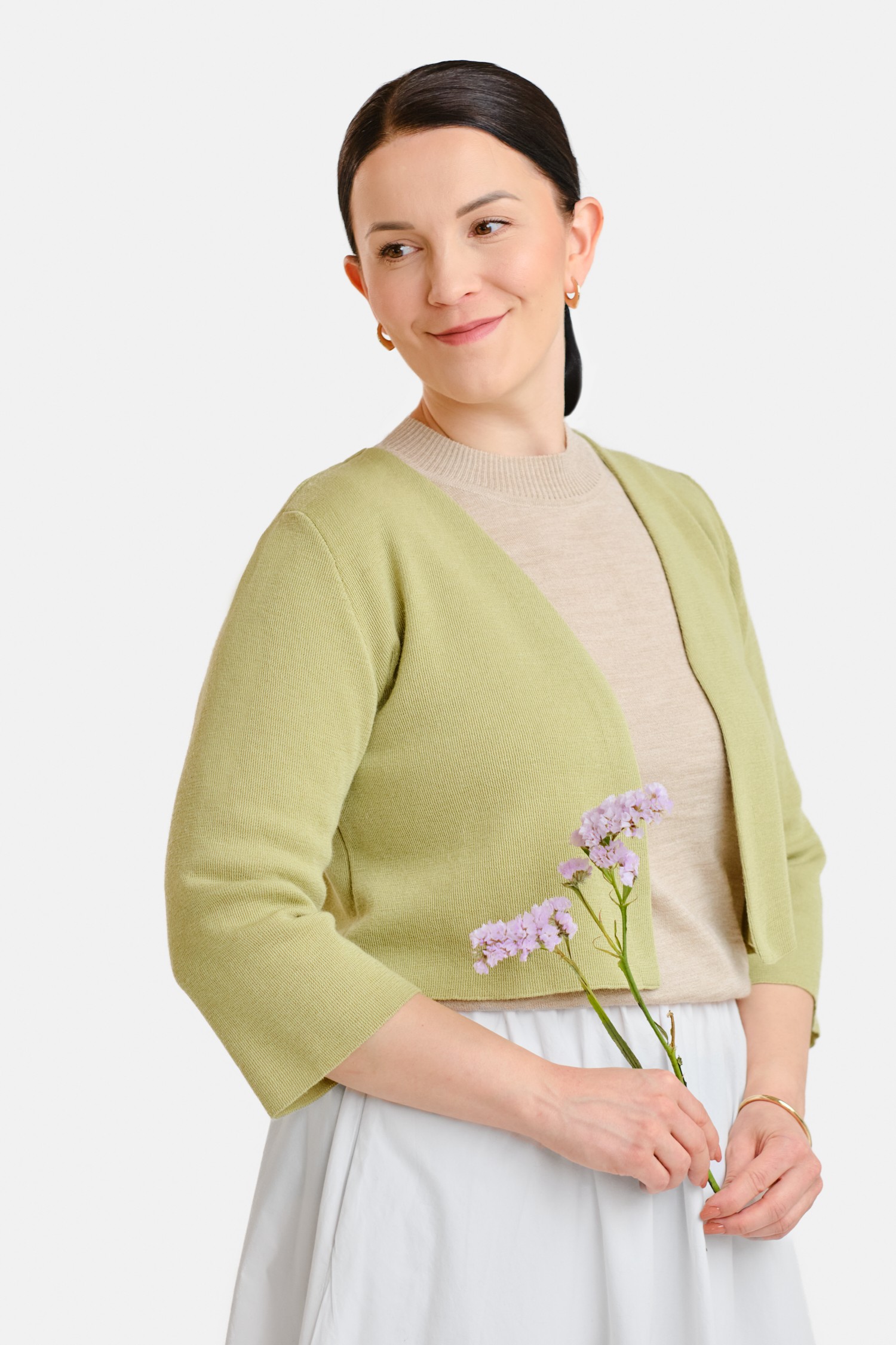 HAIKU cardigan, pear