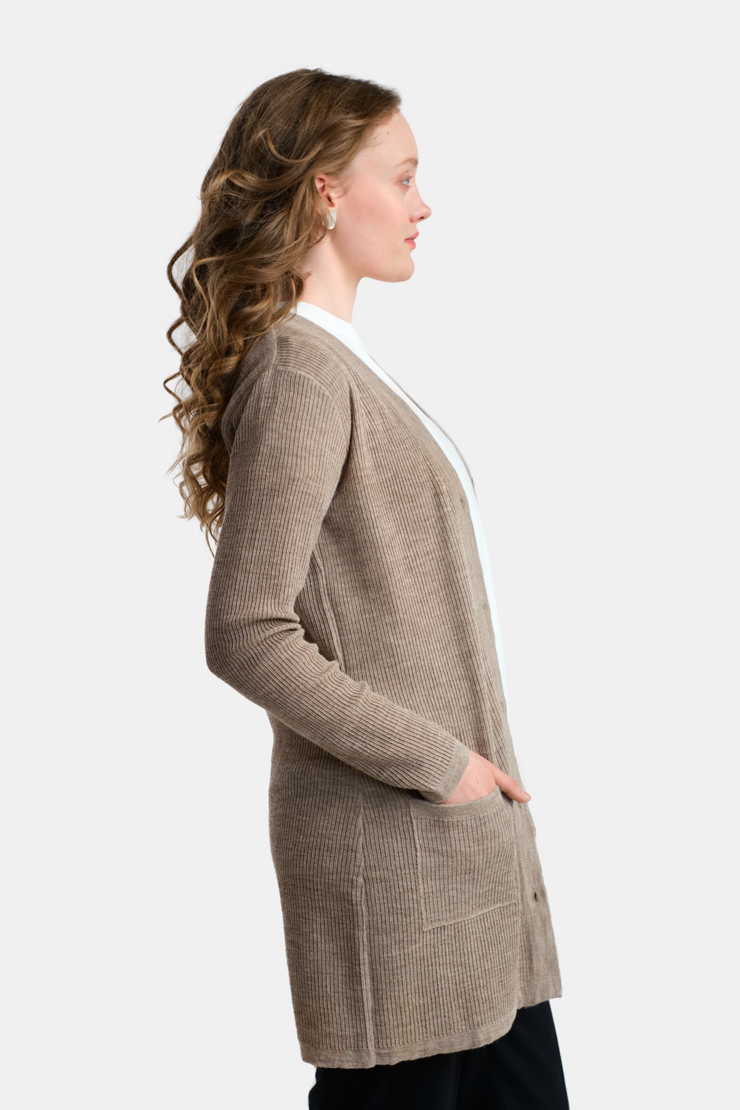 RAIN cardigan, Greige 2.0 - Image 2