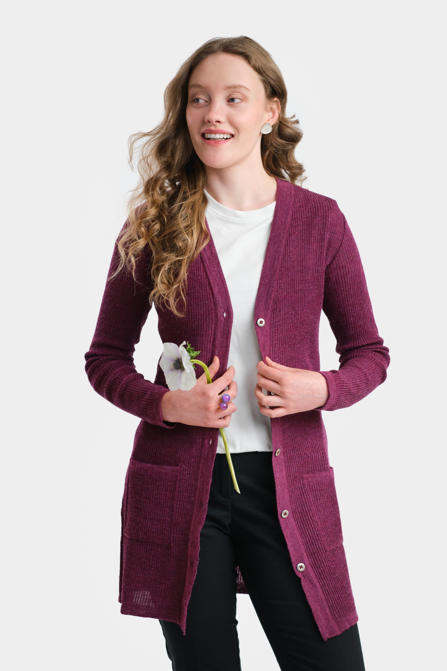 RAIN cardigan, Heather 2.0