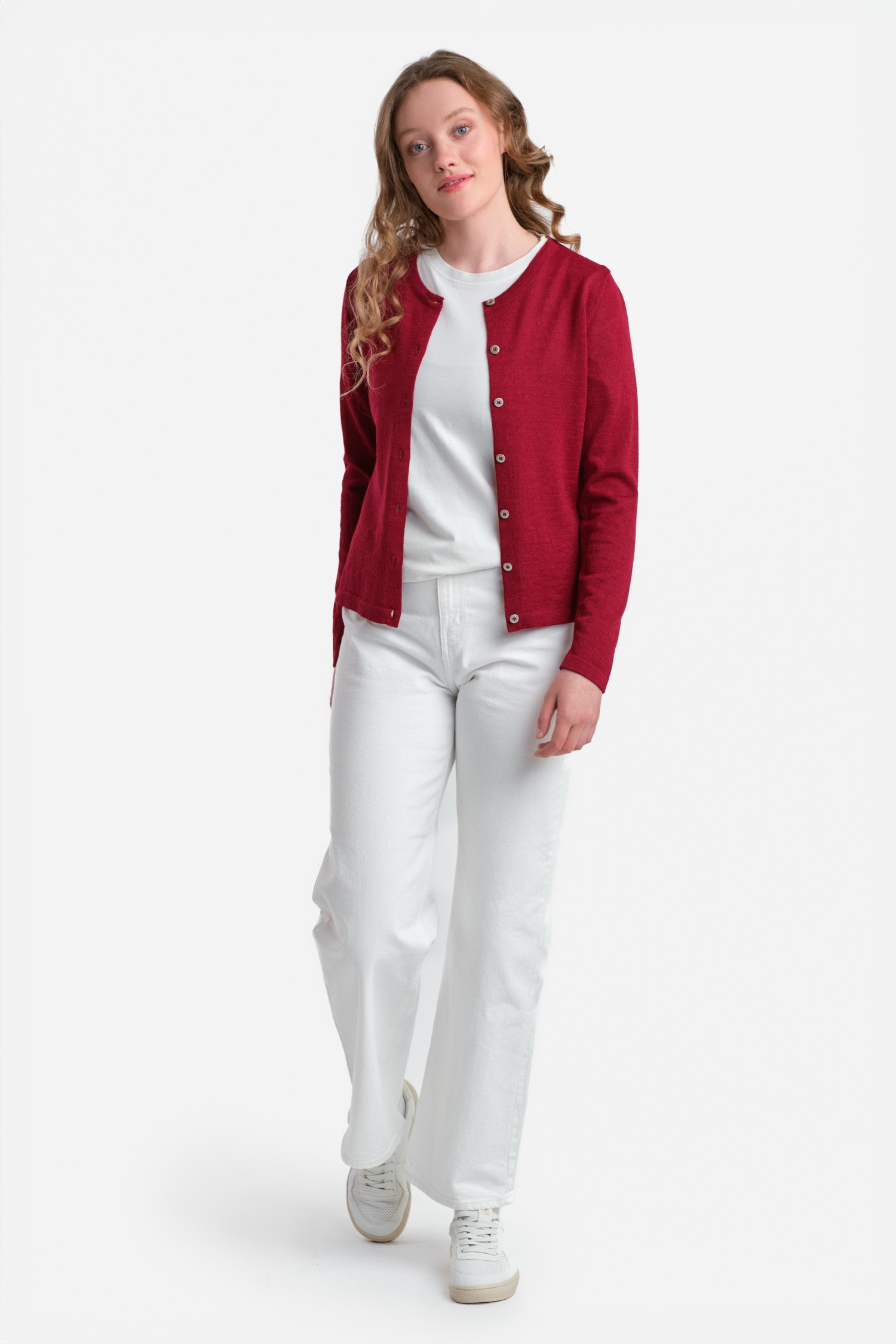 SERENE cardigan, cranberry 2.0