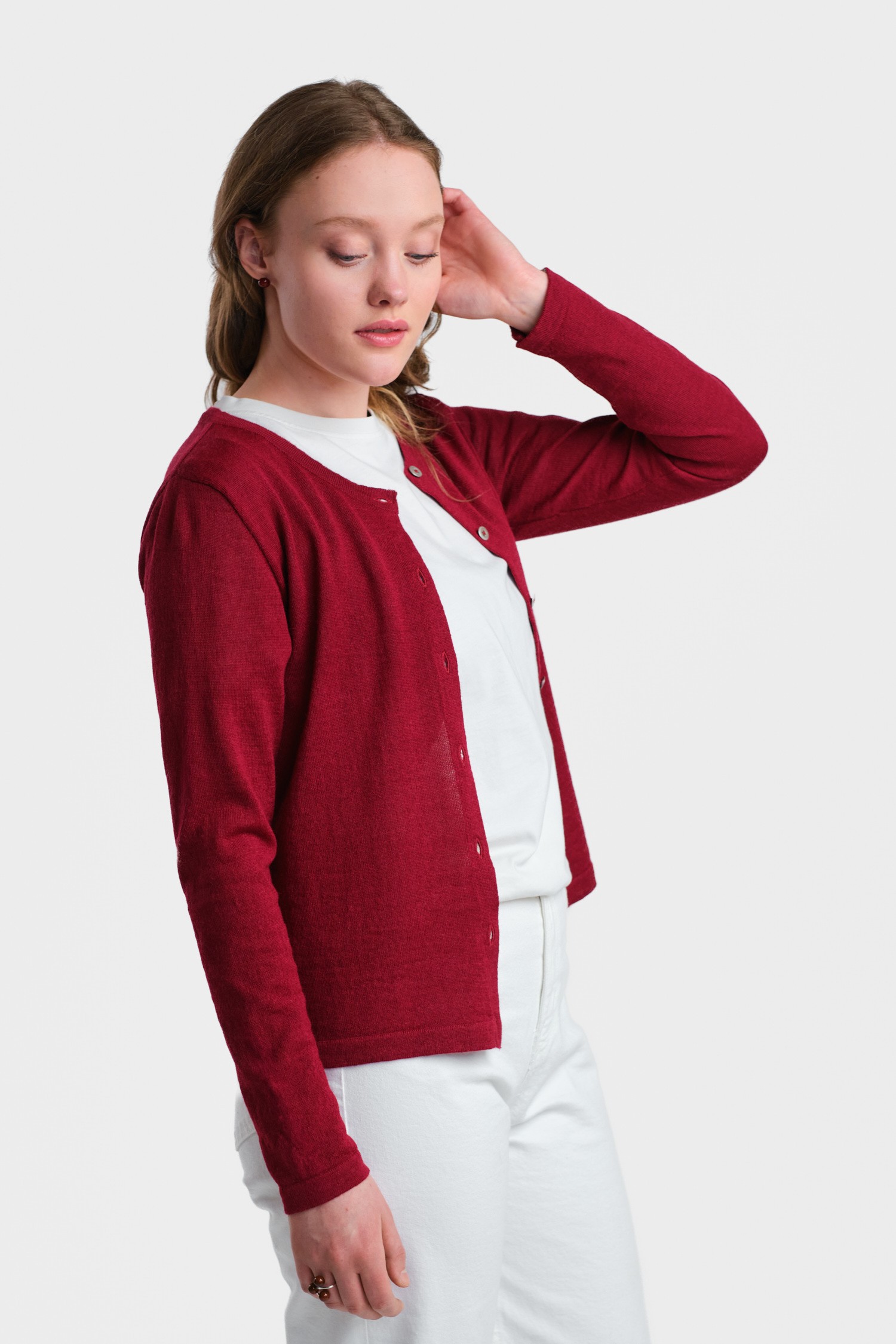 SERENE cardigan, cranberry 2.0 - Image 2