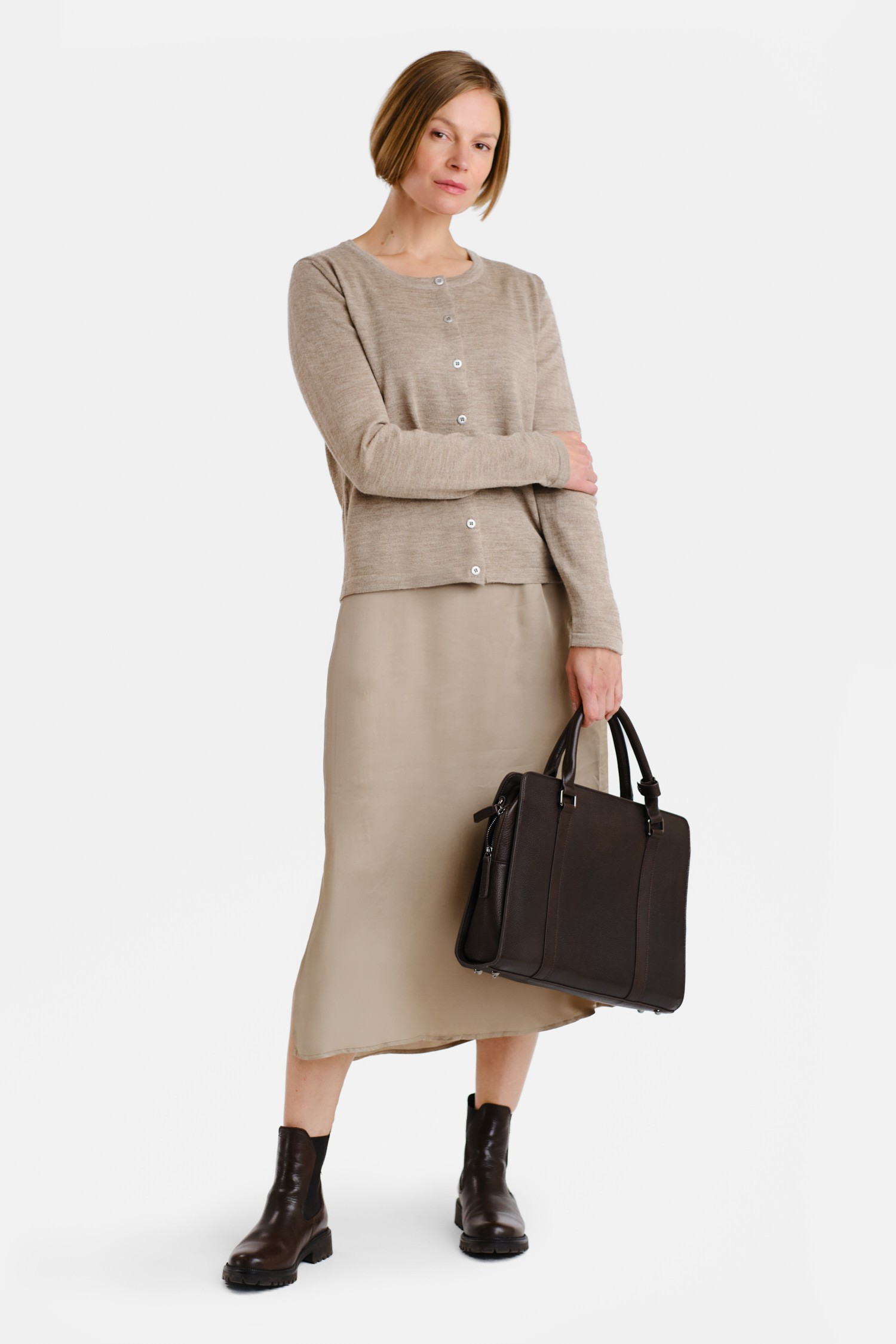 SERENE cardigan, greige 2.0 - Image 2