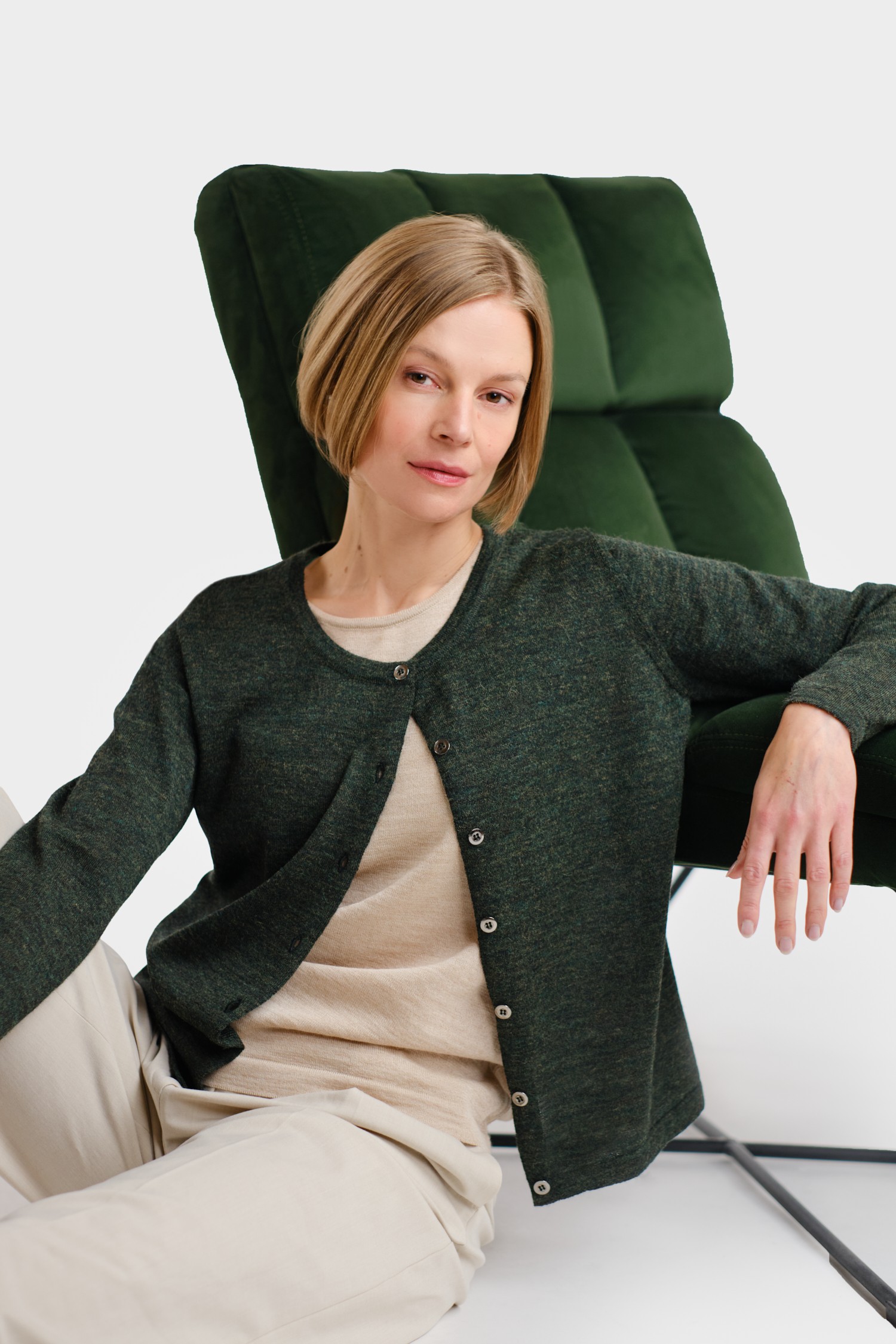 Women's knitted cardigans | 100 % alpaca wool | Alpa