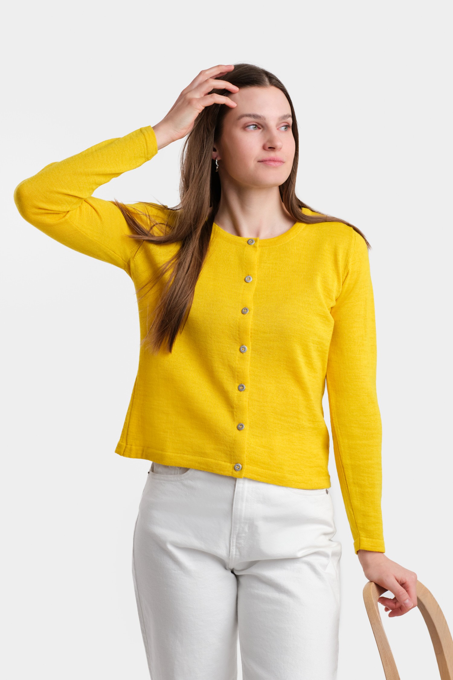 SERENE cardigan, yellow 2.0 - Image 3