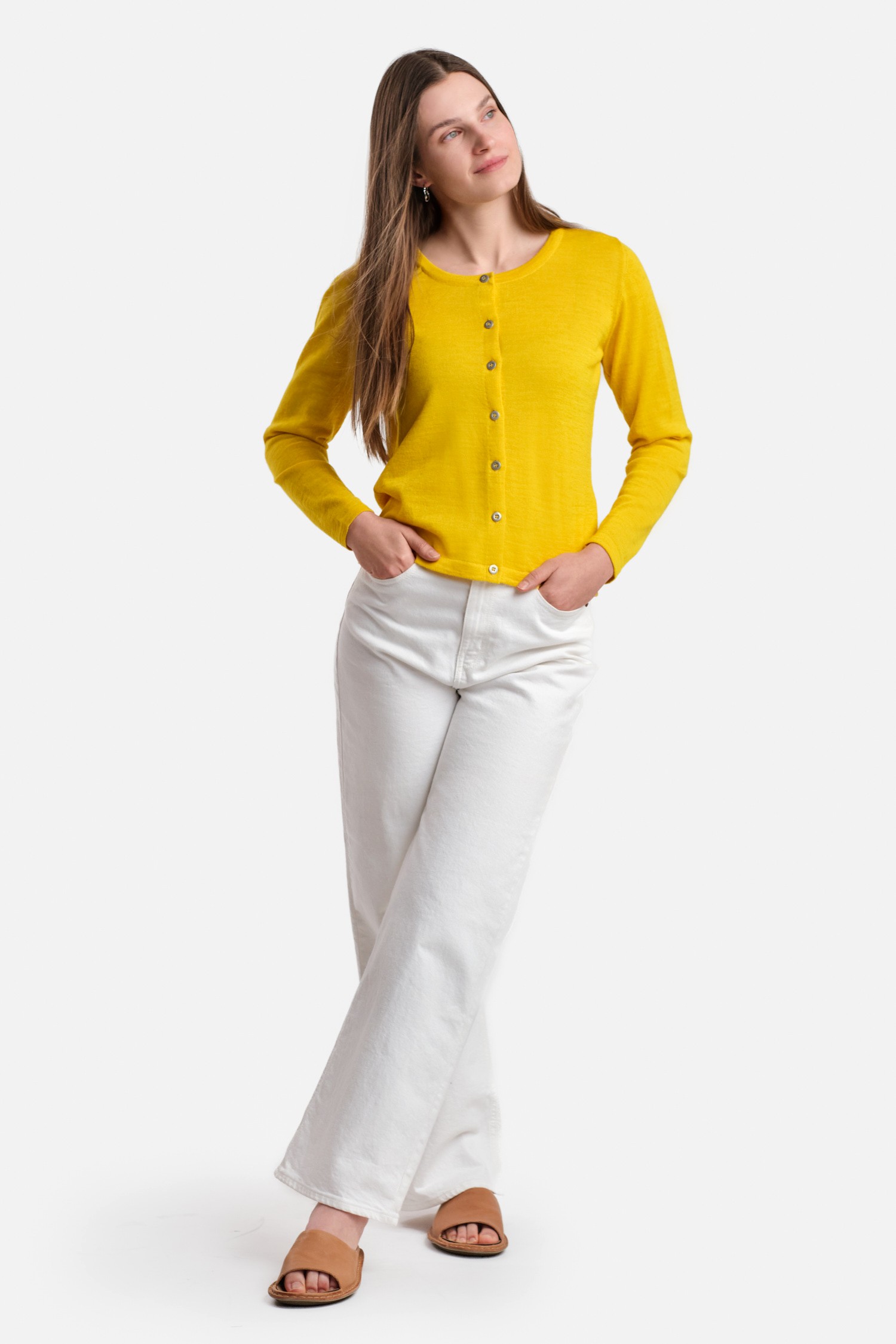 SERENE cardigan, yellow 2.0 - Image 2
