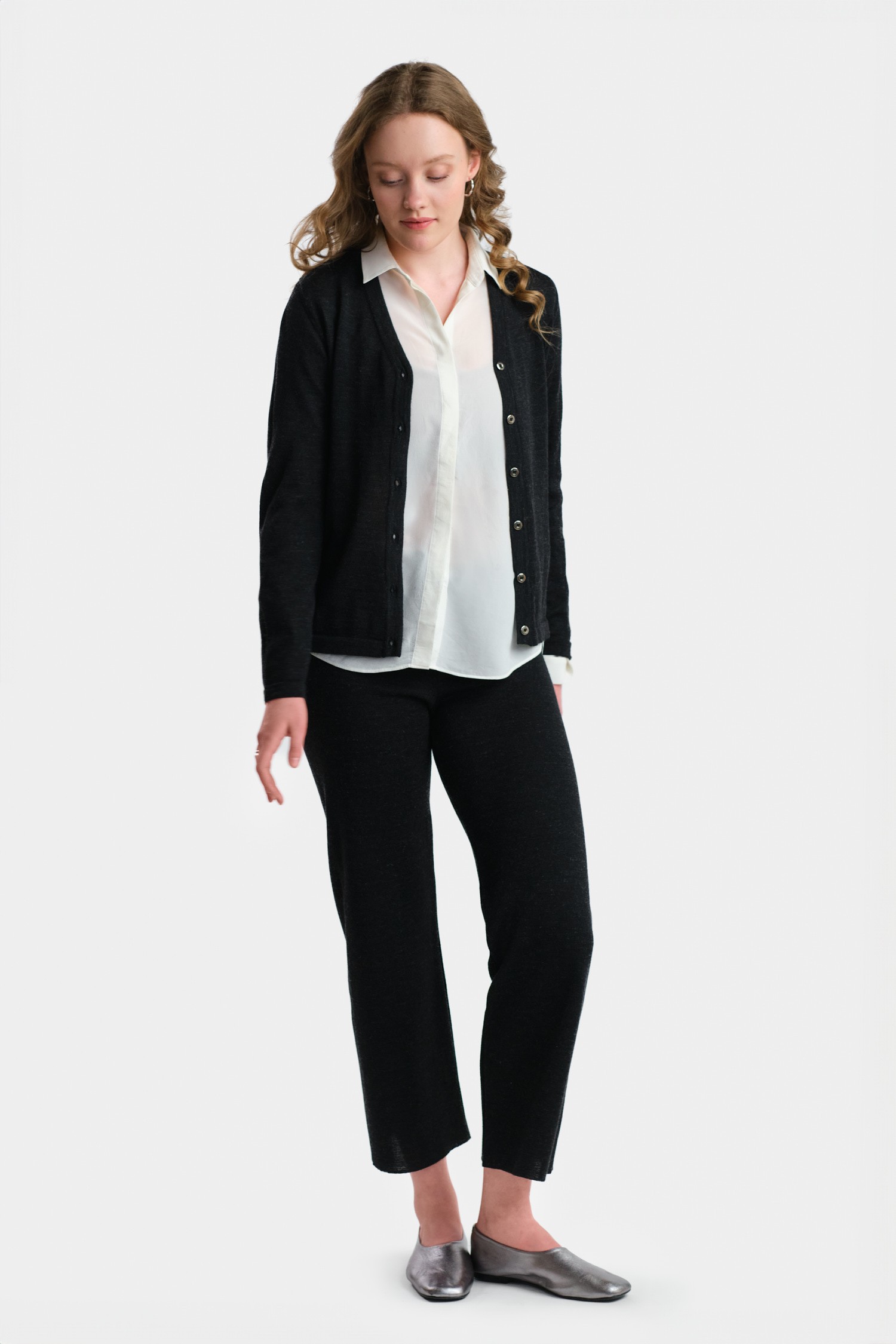 SILENT cardigan, graphite - Image 2