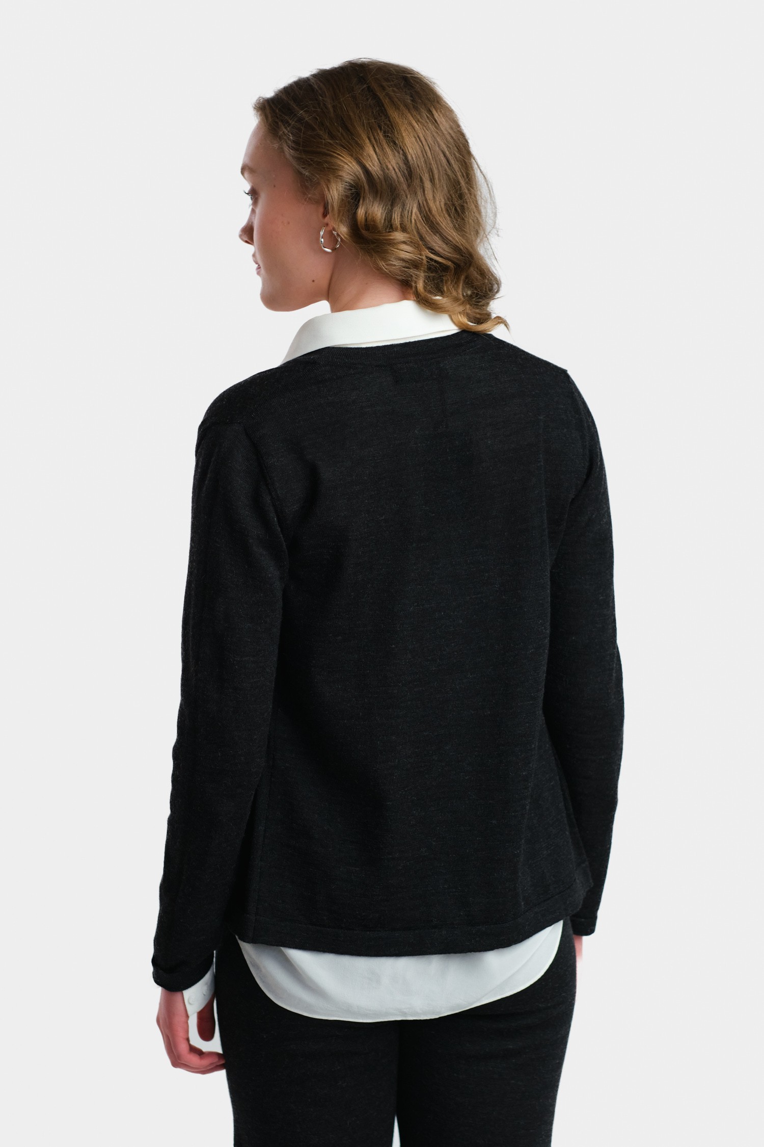 SILENT cardigan, graphite - Image 3