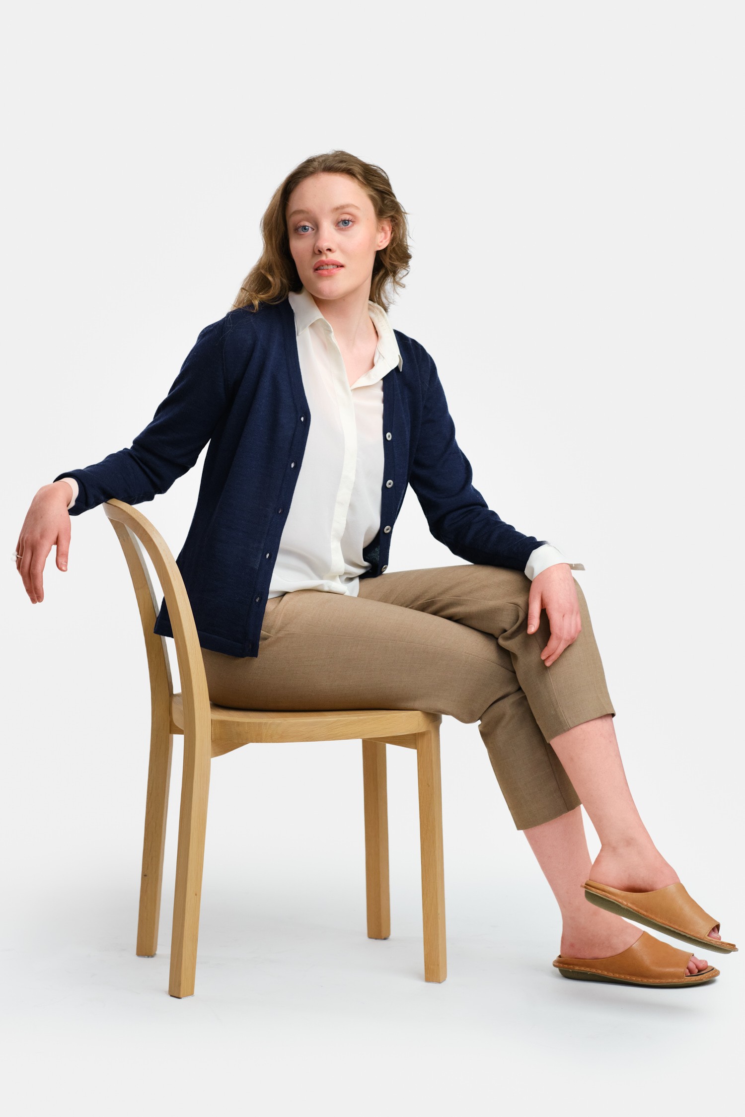 SILENT cardigan, midnight blue