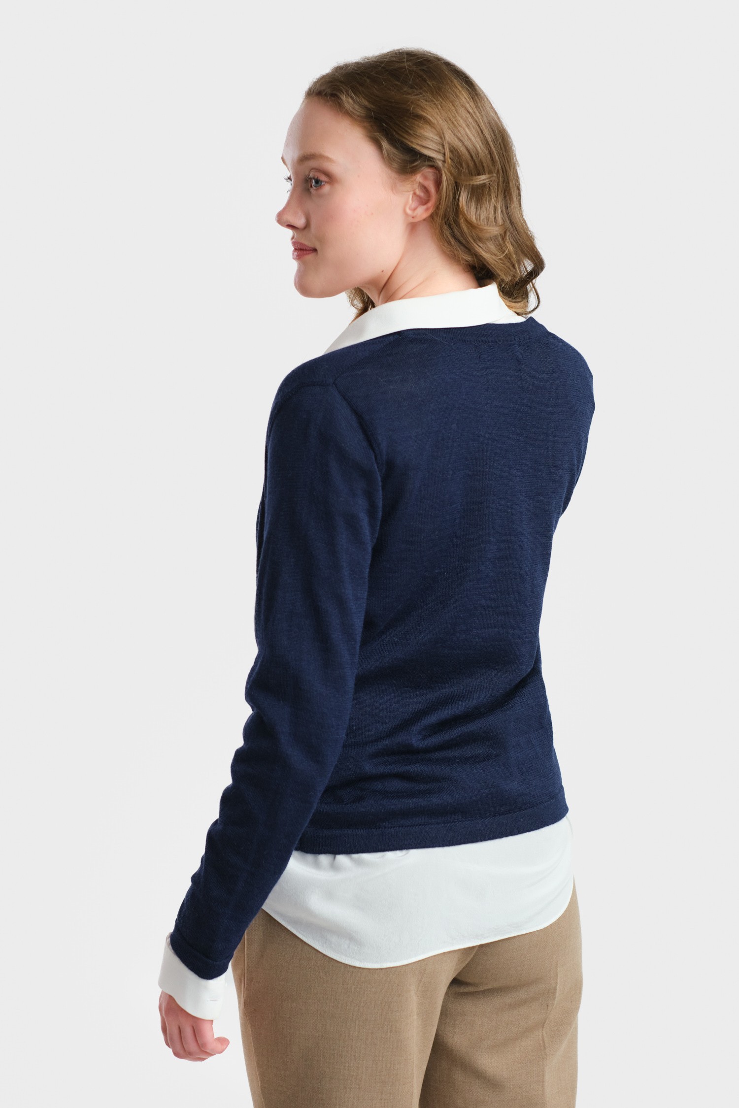 SILENT cardigan, midnight blue - Image 4