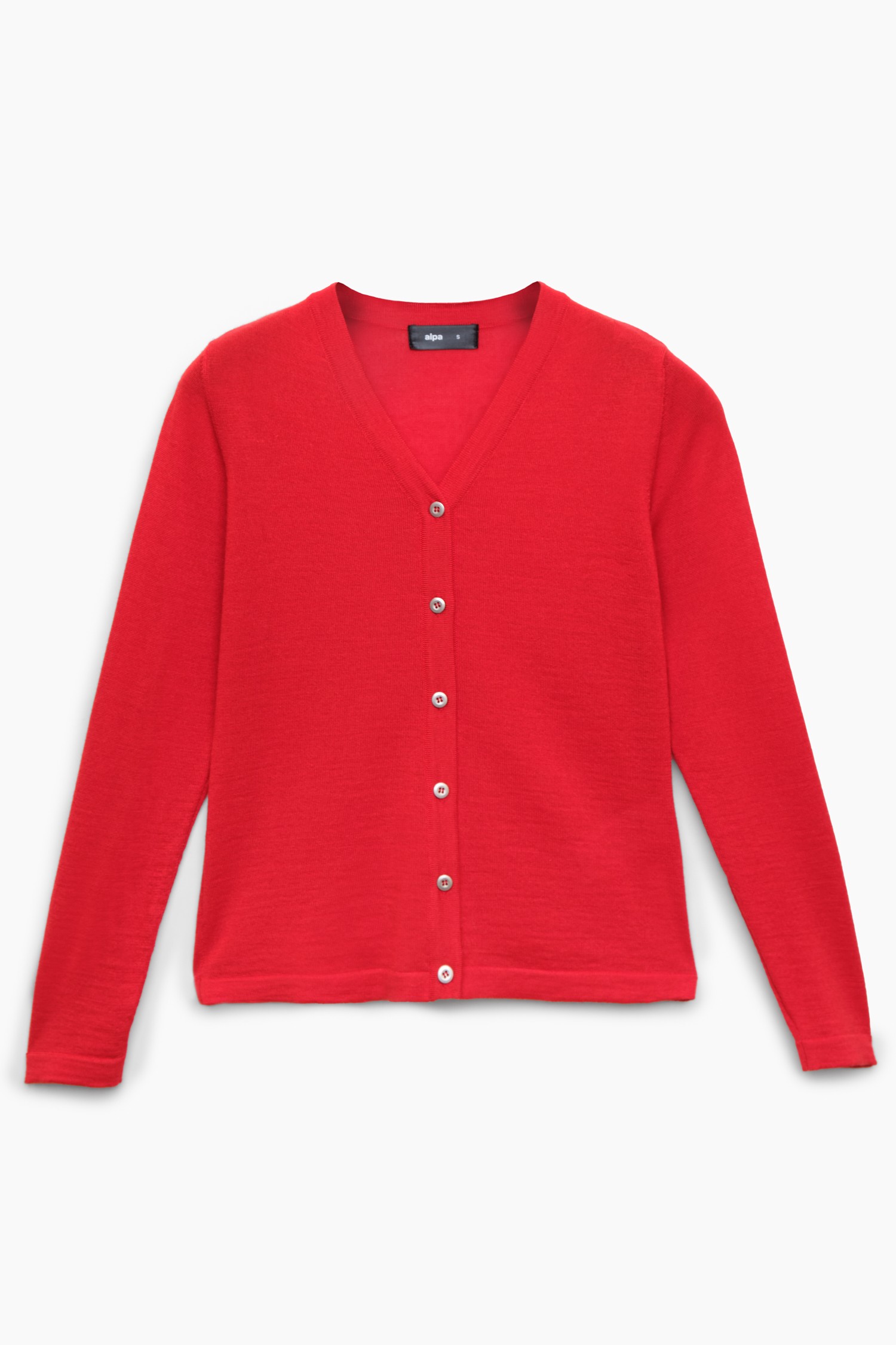 SILENT cardigan, scarlet red - Image 5