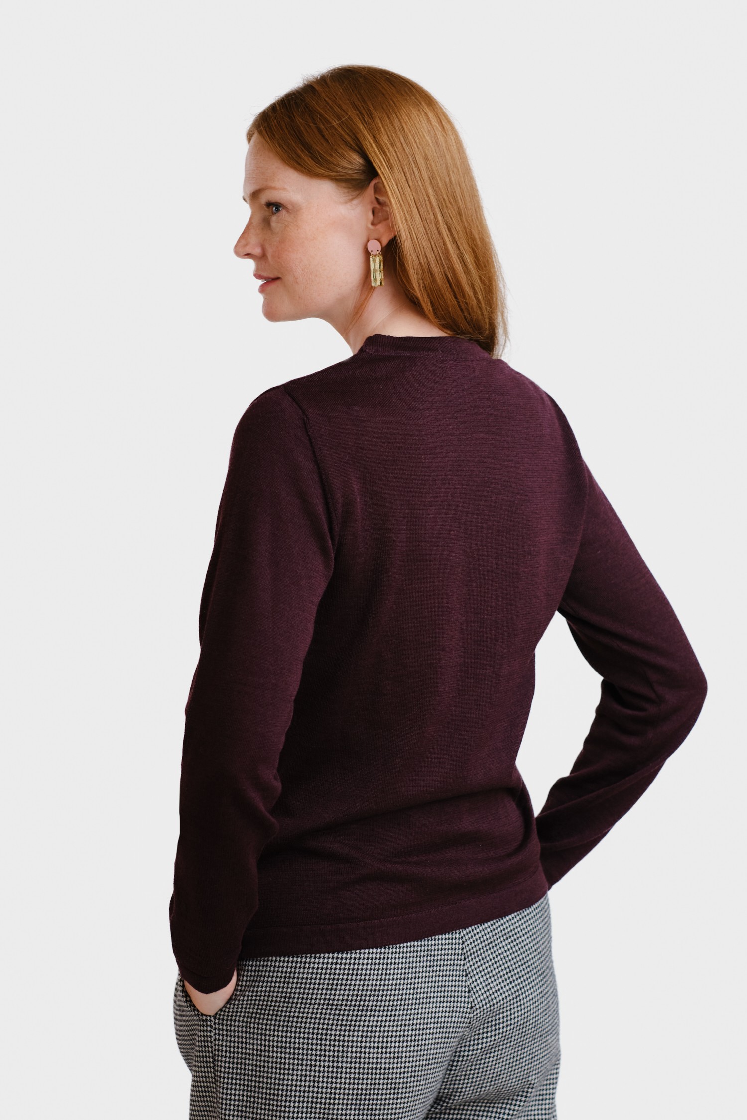 SILENT cardigan, fig - Image 4