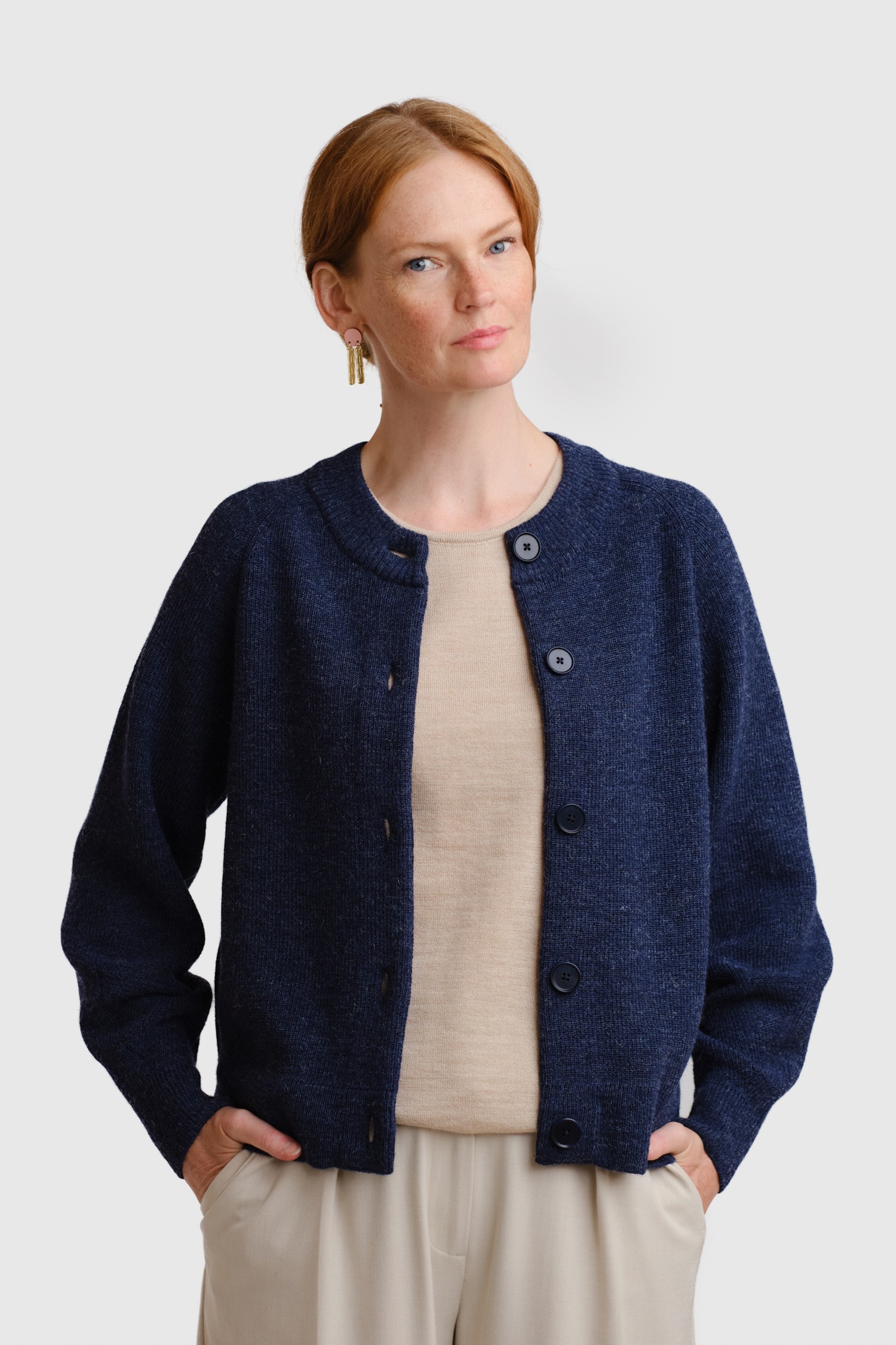 SOON cardigan, indigo - Image 4