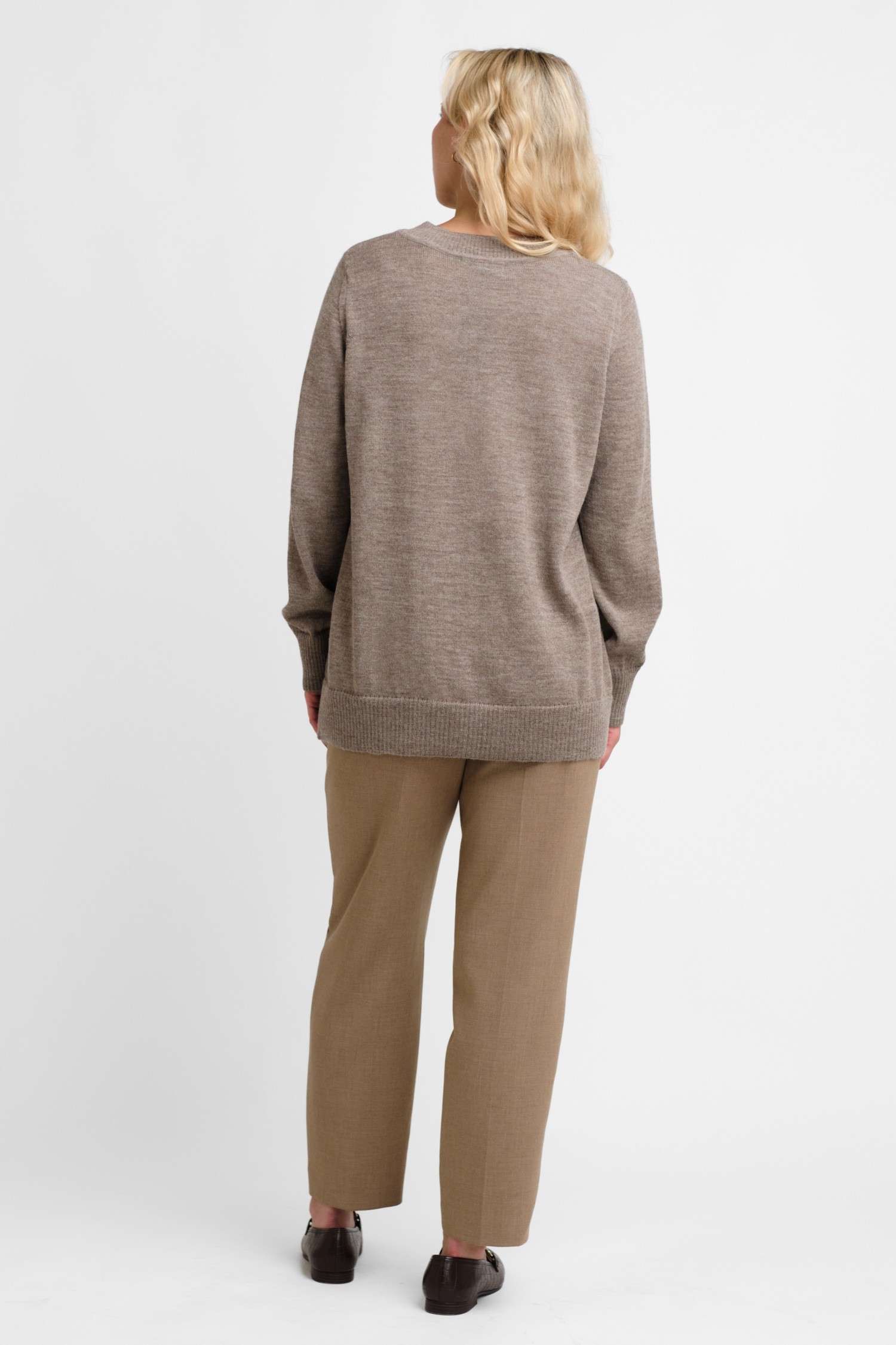 Dialogue-sweater, dark greige - Image 3