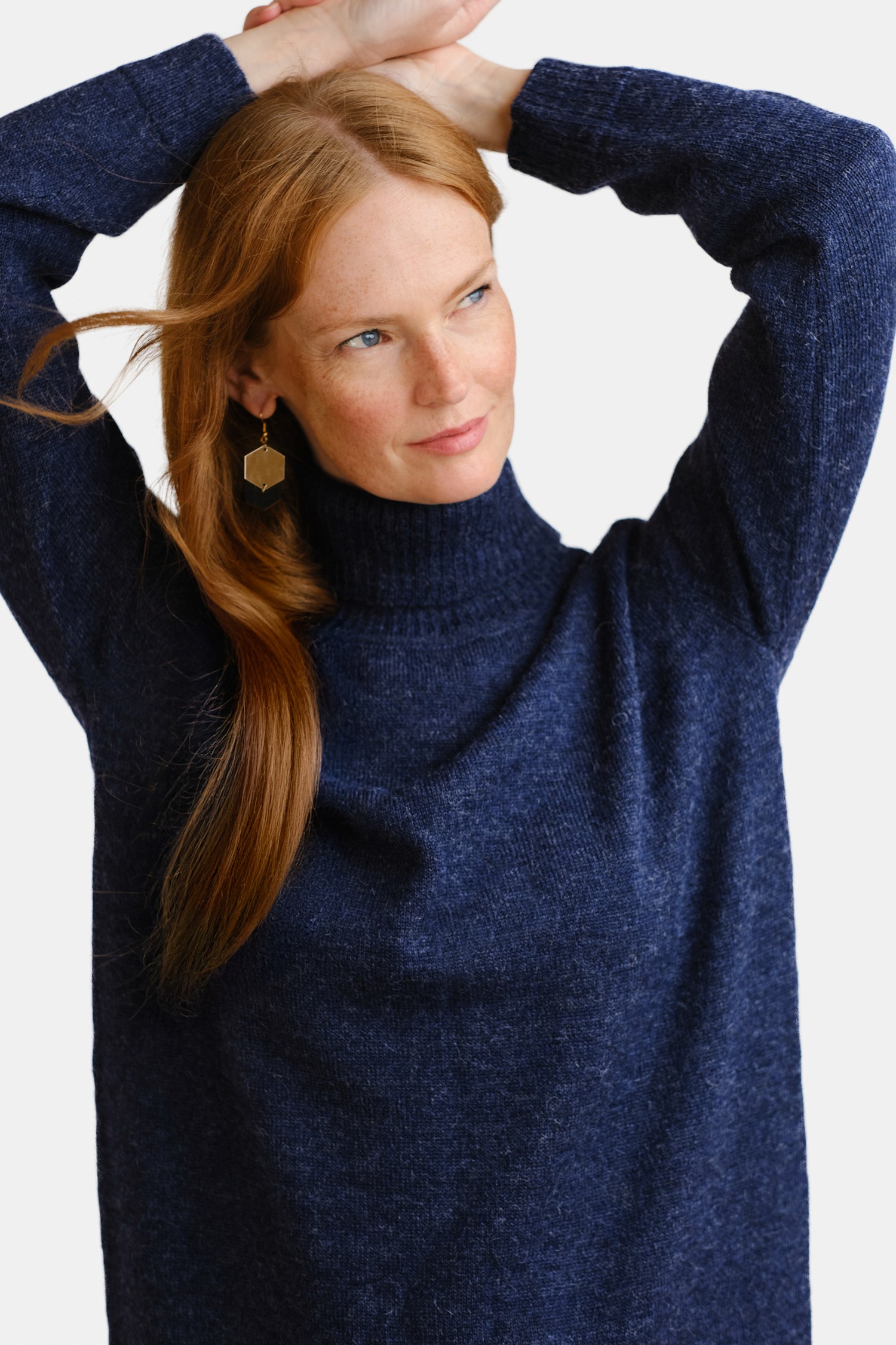 COZY maxi dress, indigo - Image 2