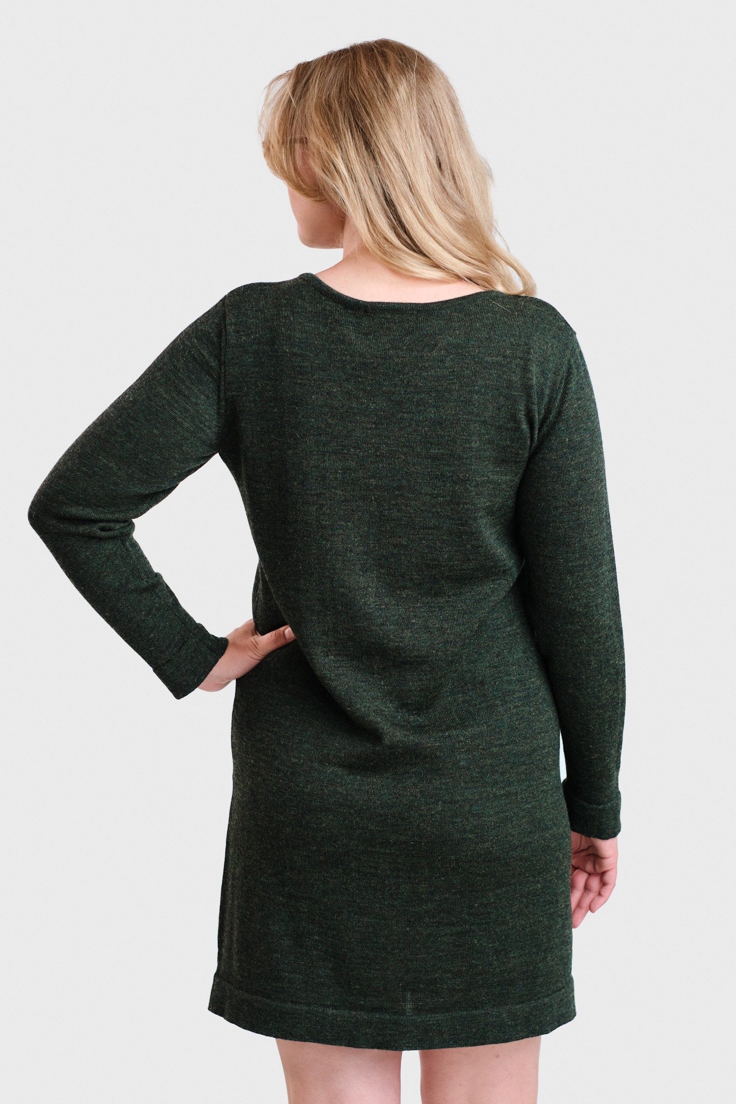 MOONLIGHT dress, dark green - Image 3