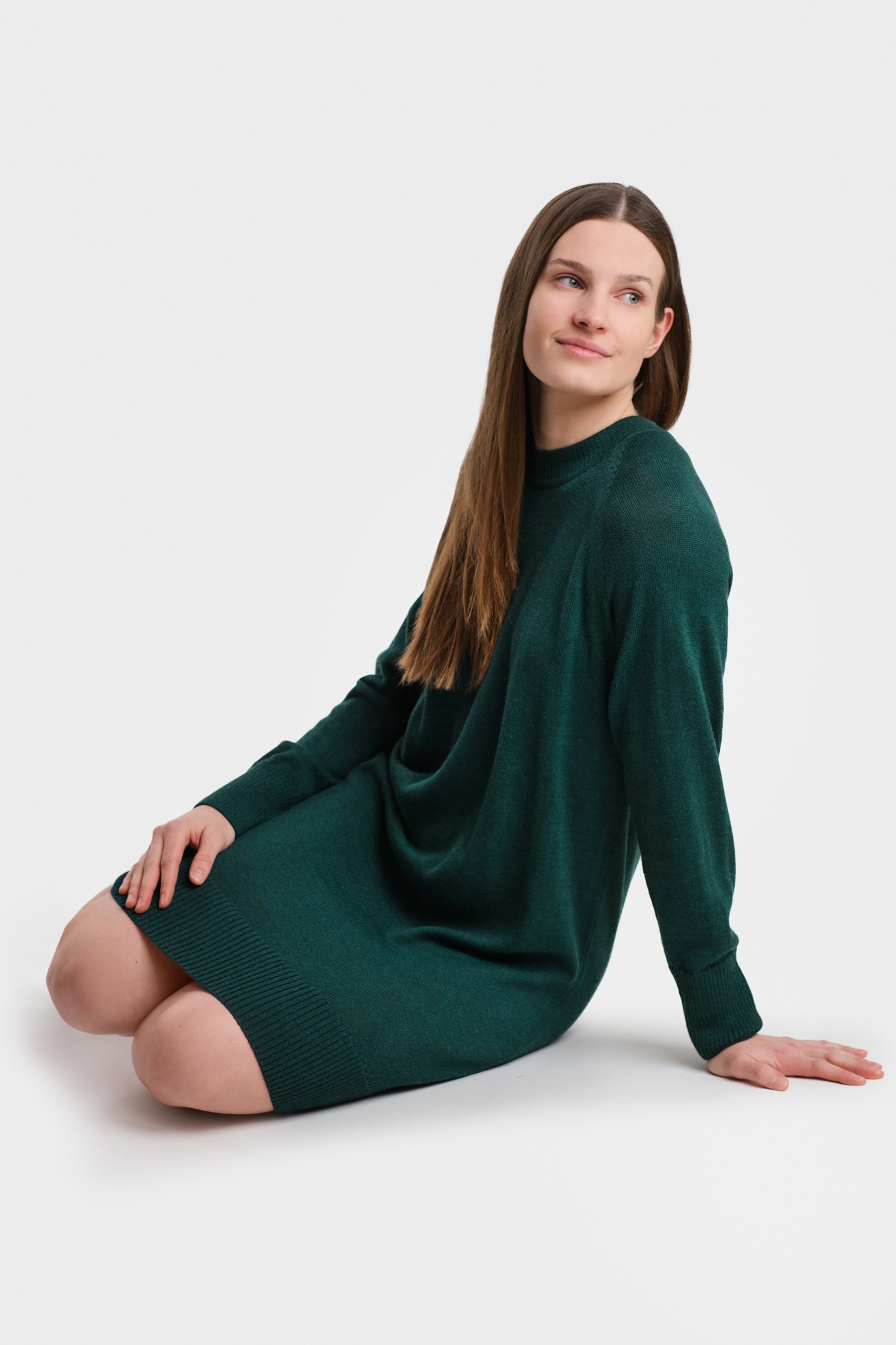 SHINE dress, dark teal