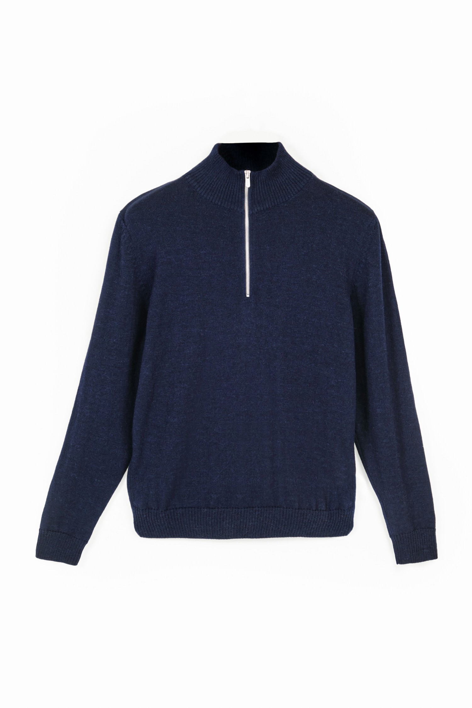 HALF ZIP cardigan, navy | Alpa