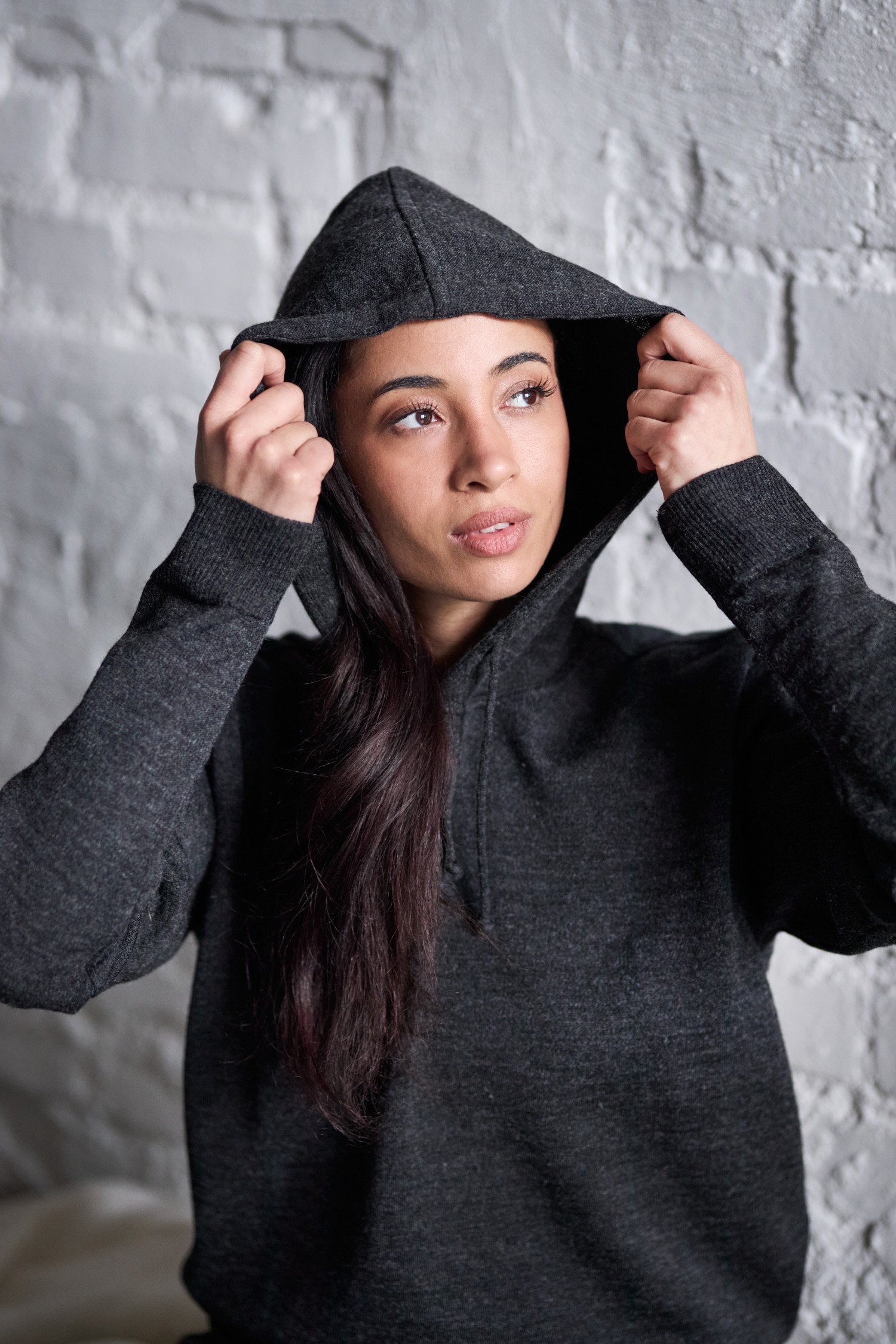 HOODIE hooded sweater, charcoal (Old version) - Image 2