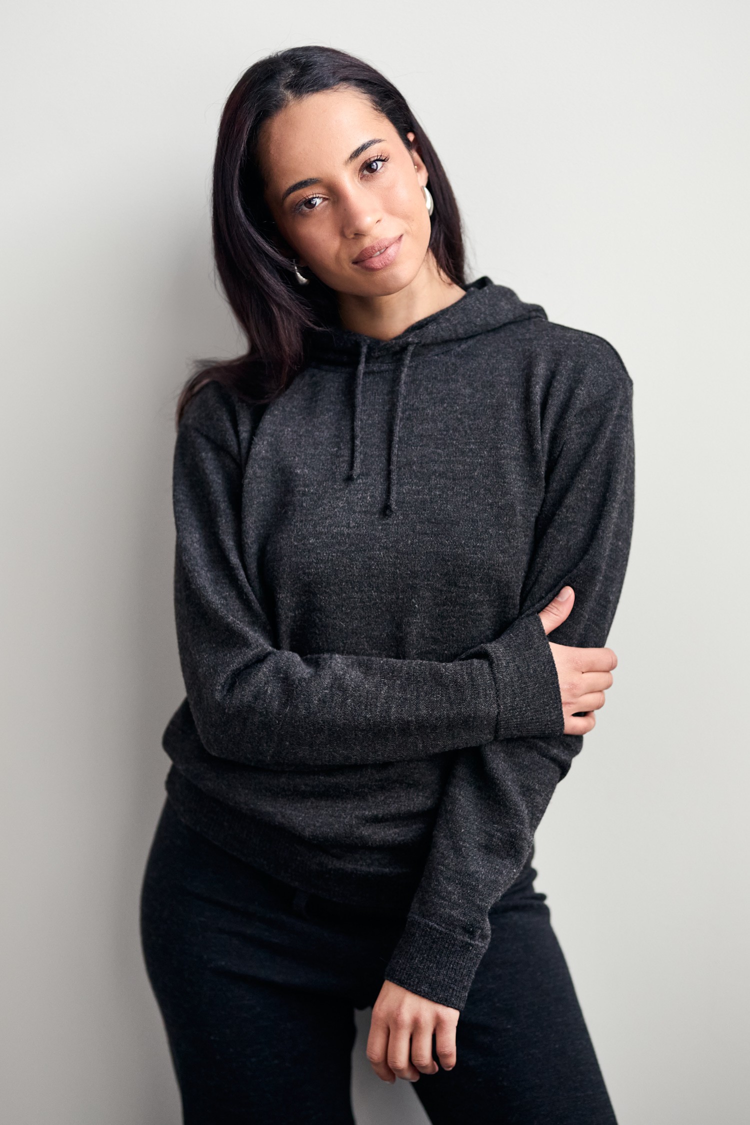 HOODIE hooded sweater, charcoal (Old version)