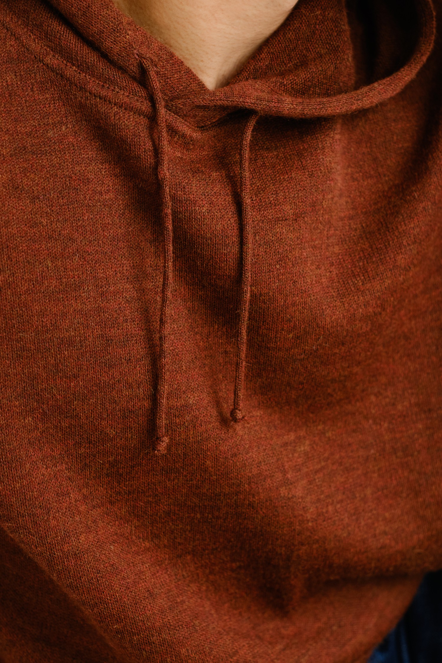 HOODIE alpaca hoodie, mahogany - Image 6