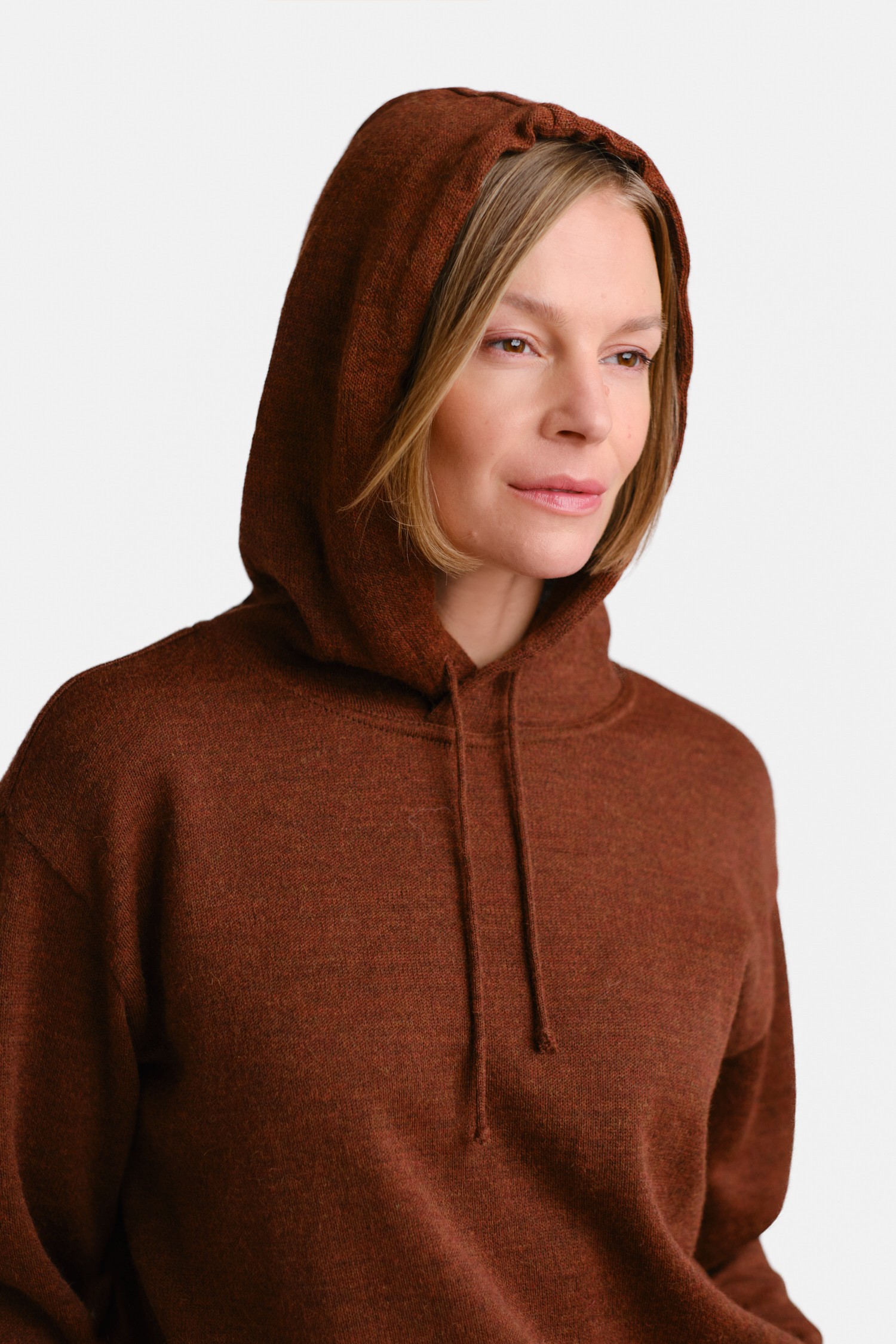 HOODIE hooded sweater, mahogany - Image 5