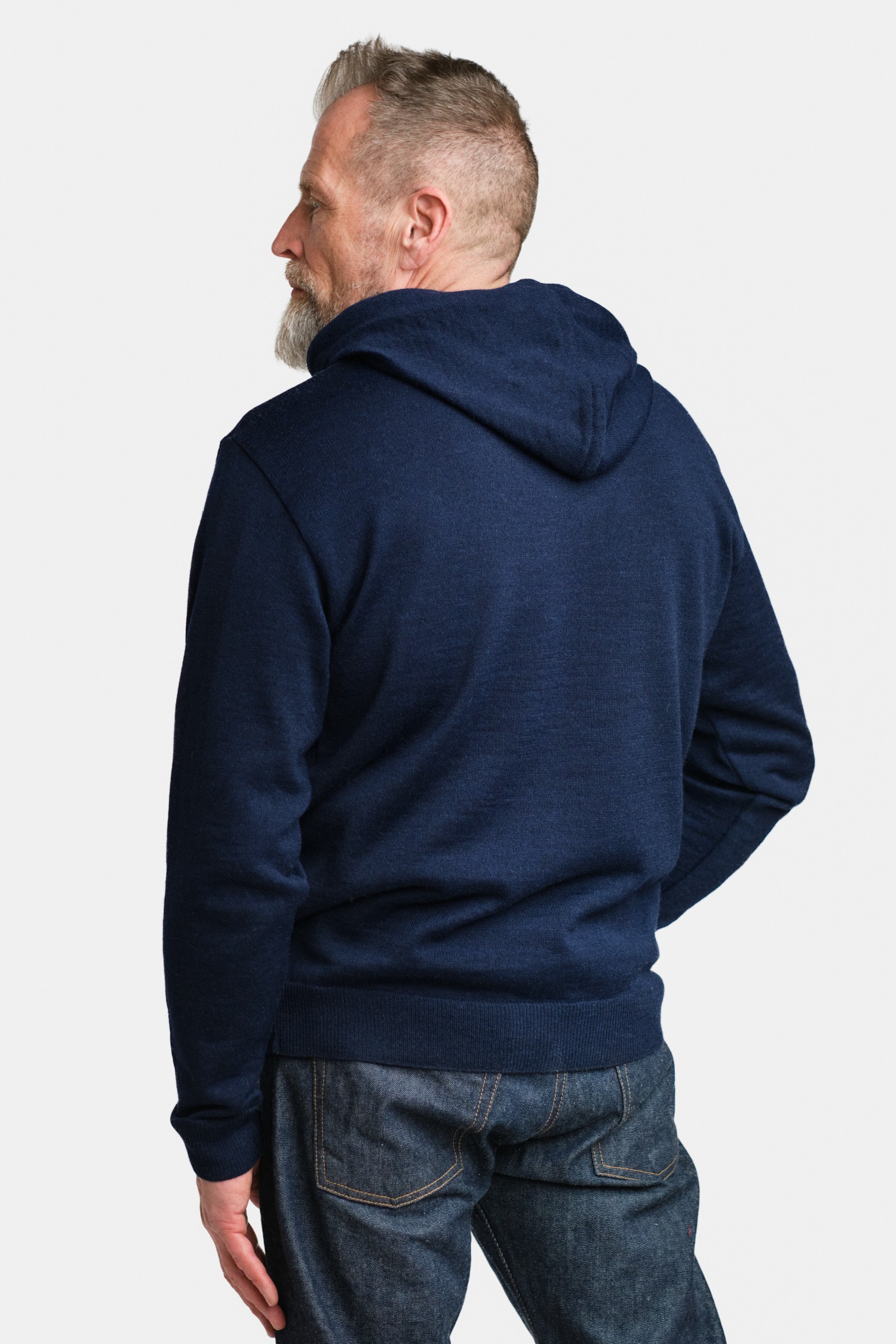 HOODIE alpaca hoodie, navy - Image 4