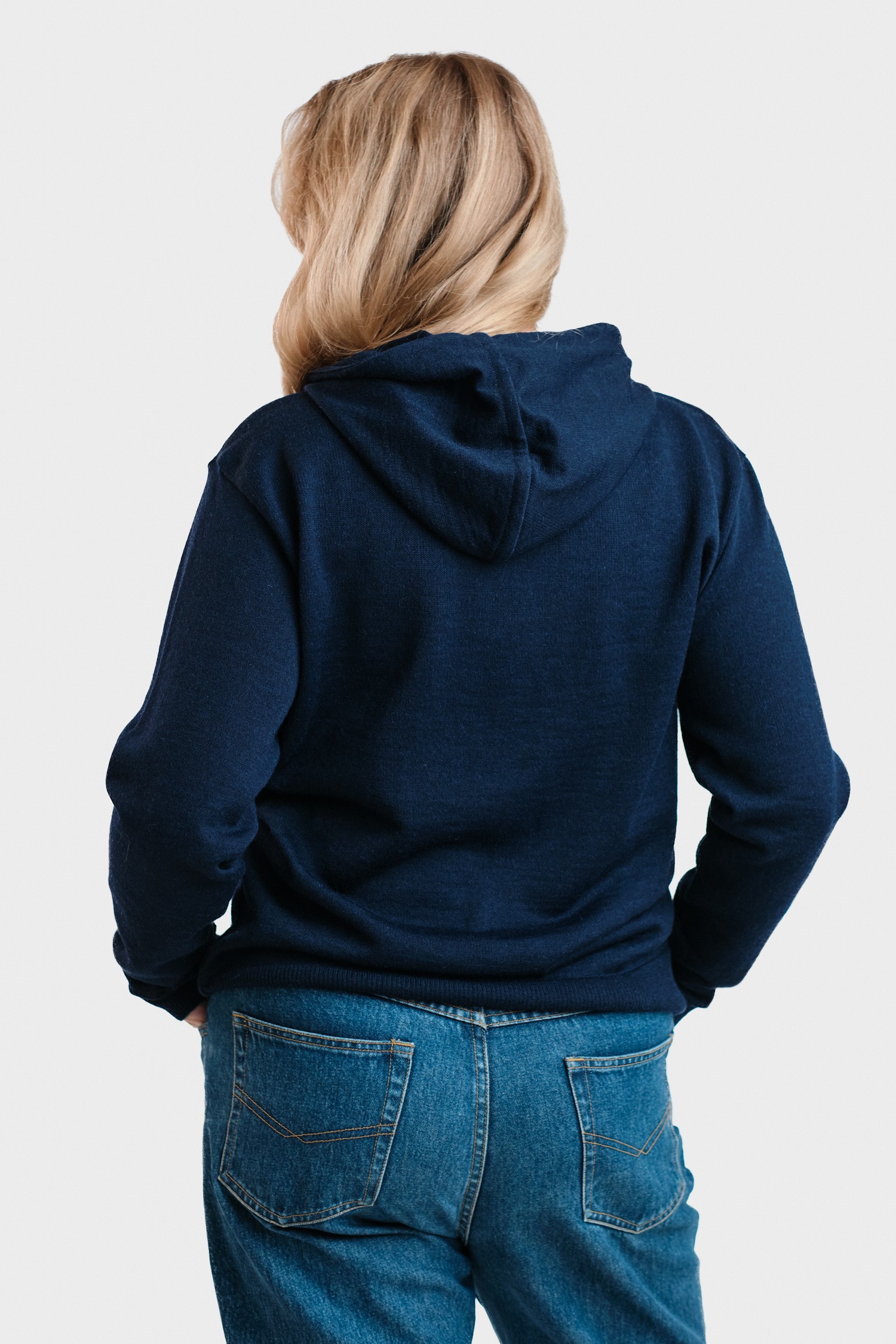 HOODIE hooded sweater, navy - Image 2