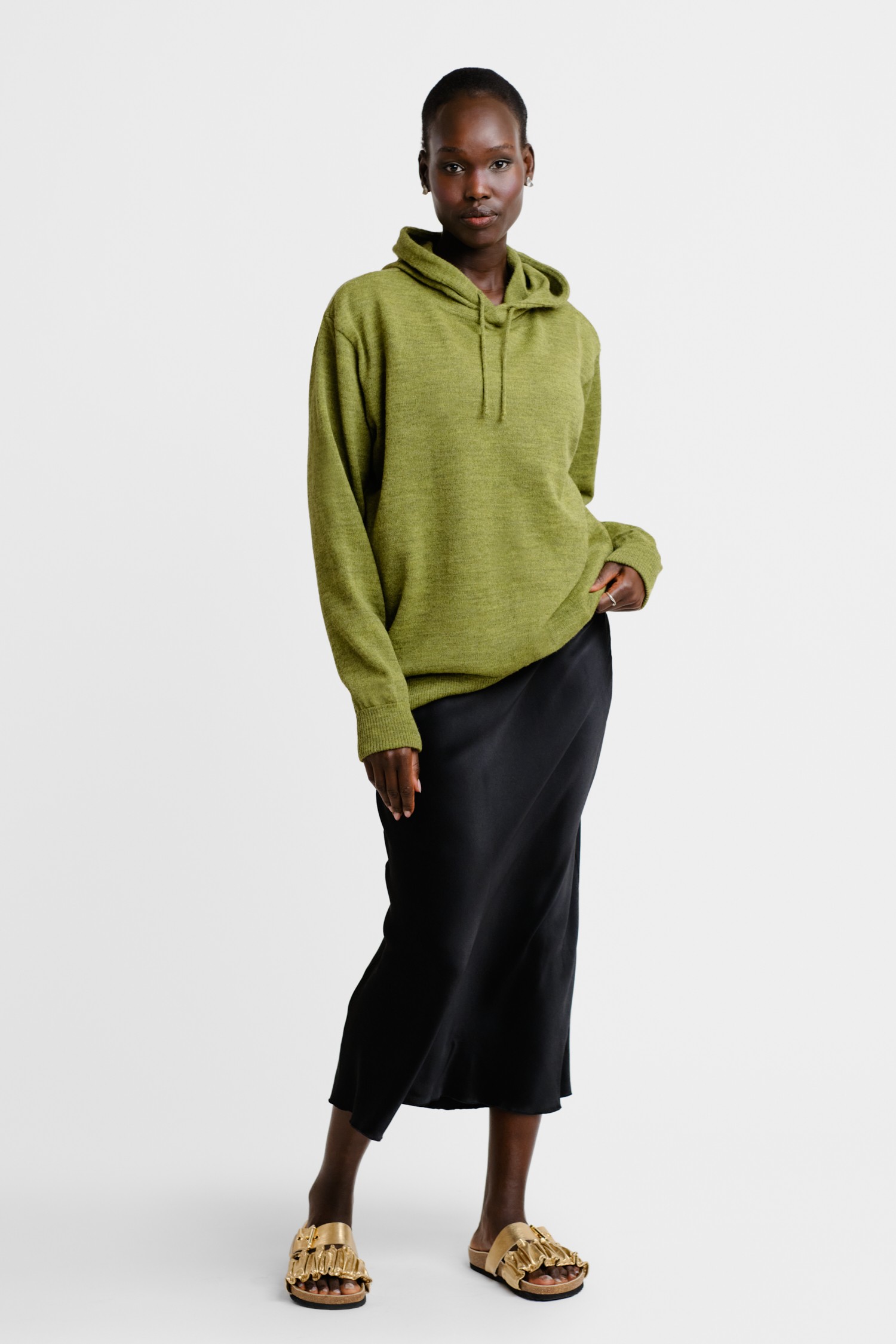 HOODIE hooded sweater, pistachio - Image 2