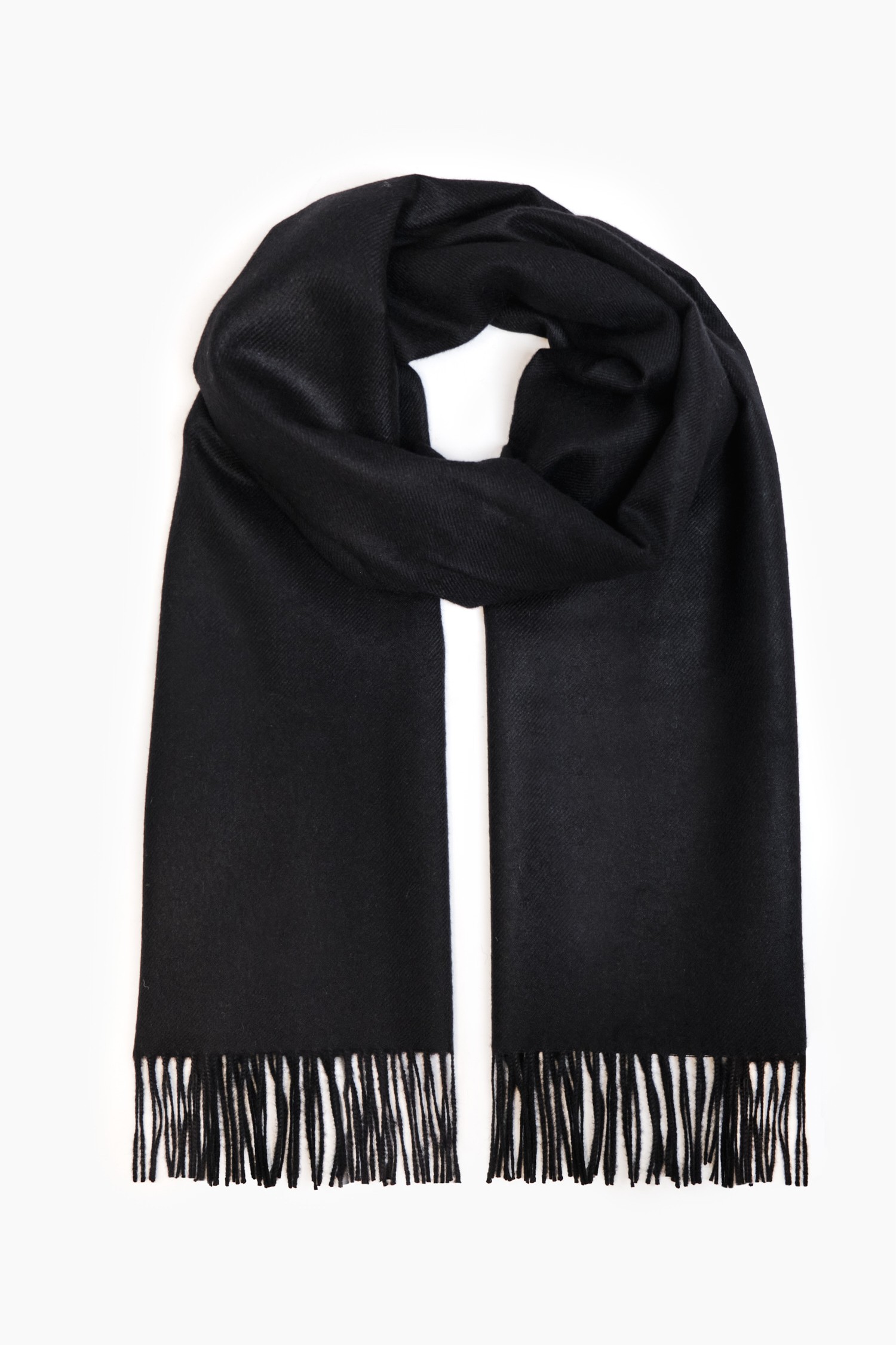 Midi shawl, black