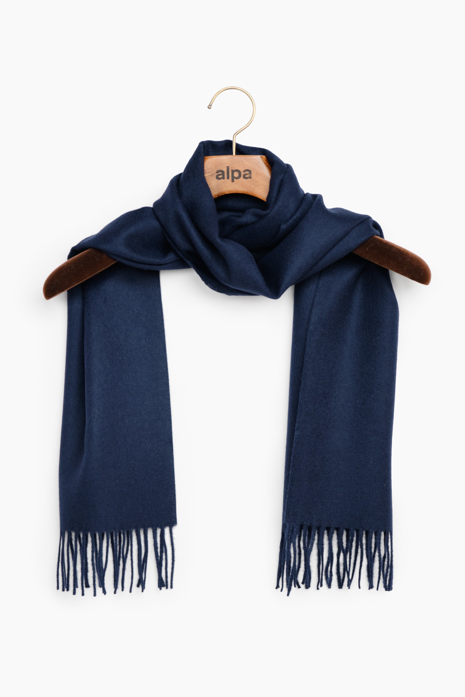 Line scarf, navy