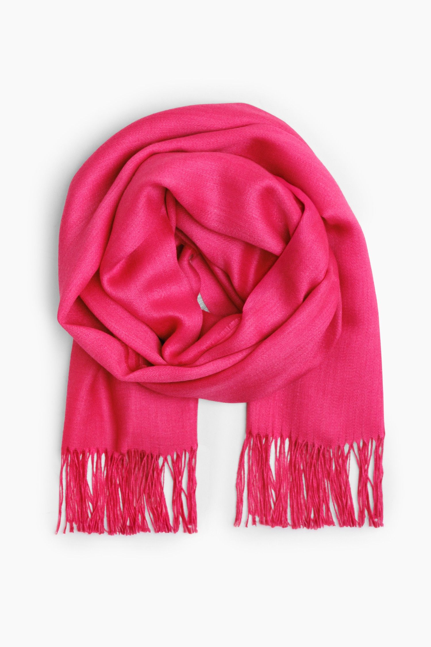 Whisper satine shawl, fuchsia - Image 2