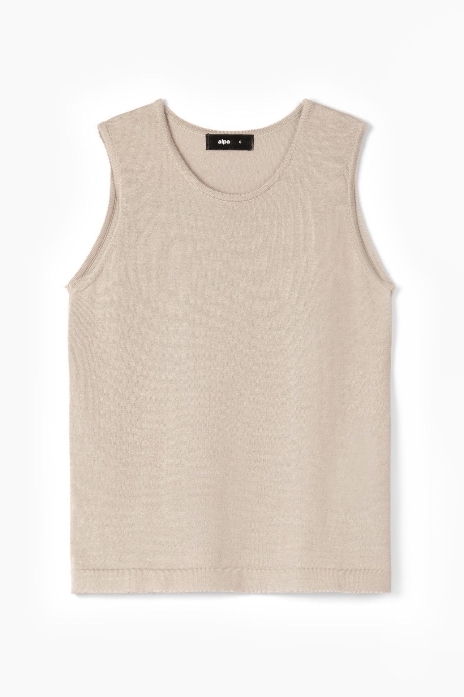 SENSE knitted top, beige - Image 4