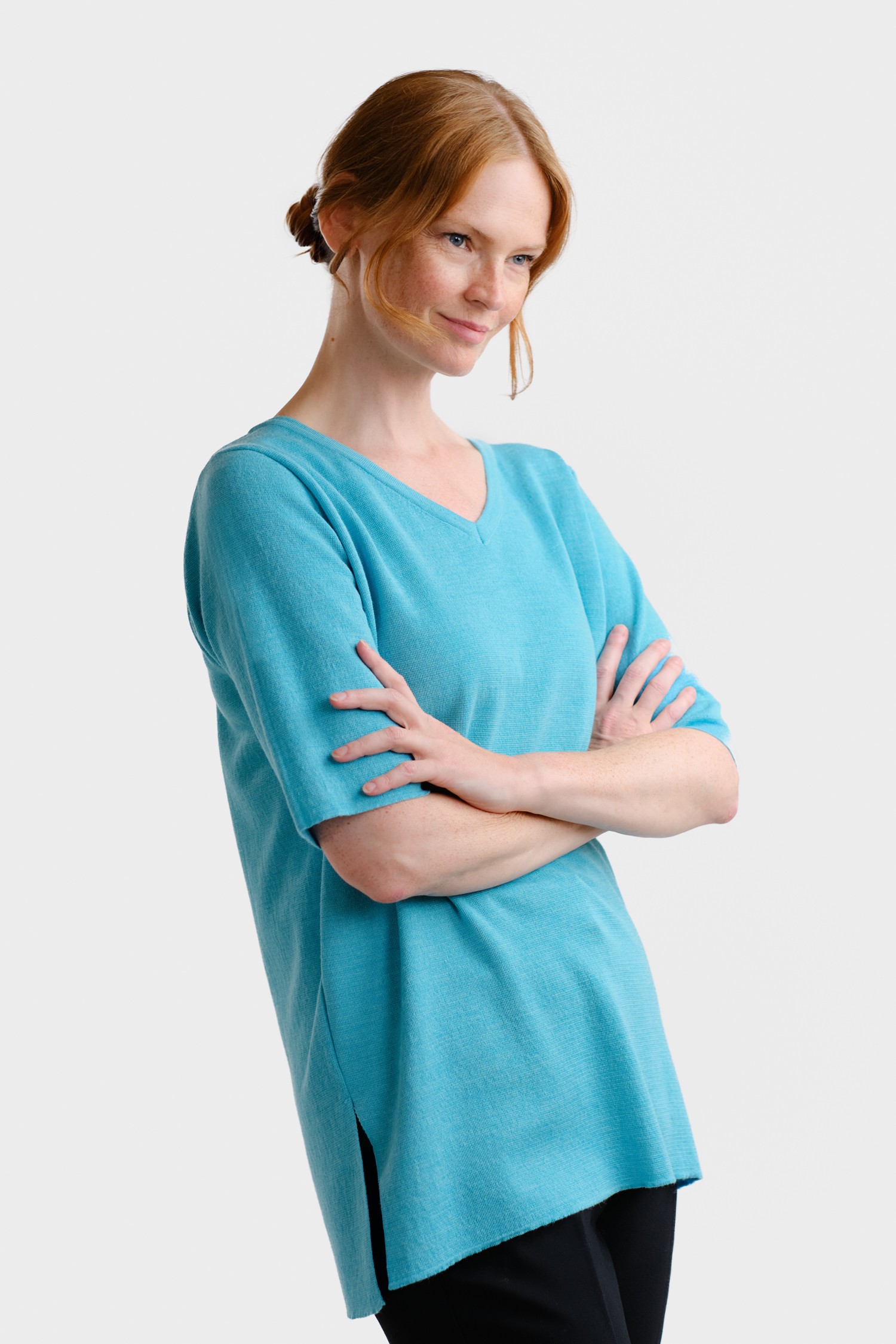 GARDEN tunic, turquoise - Image 2