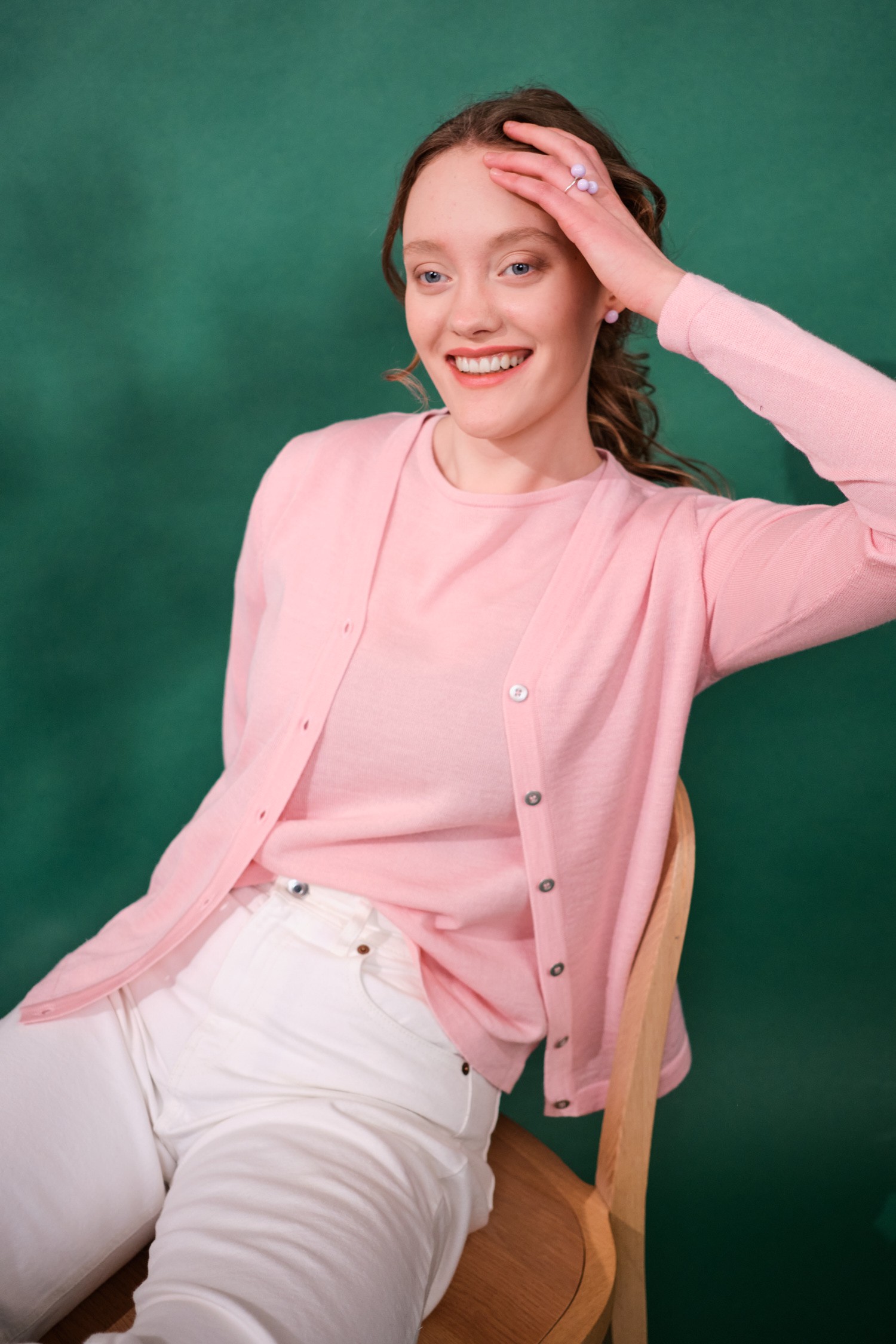 SILENT cardigan, twinflower - Image 4