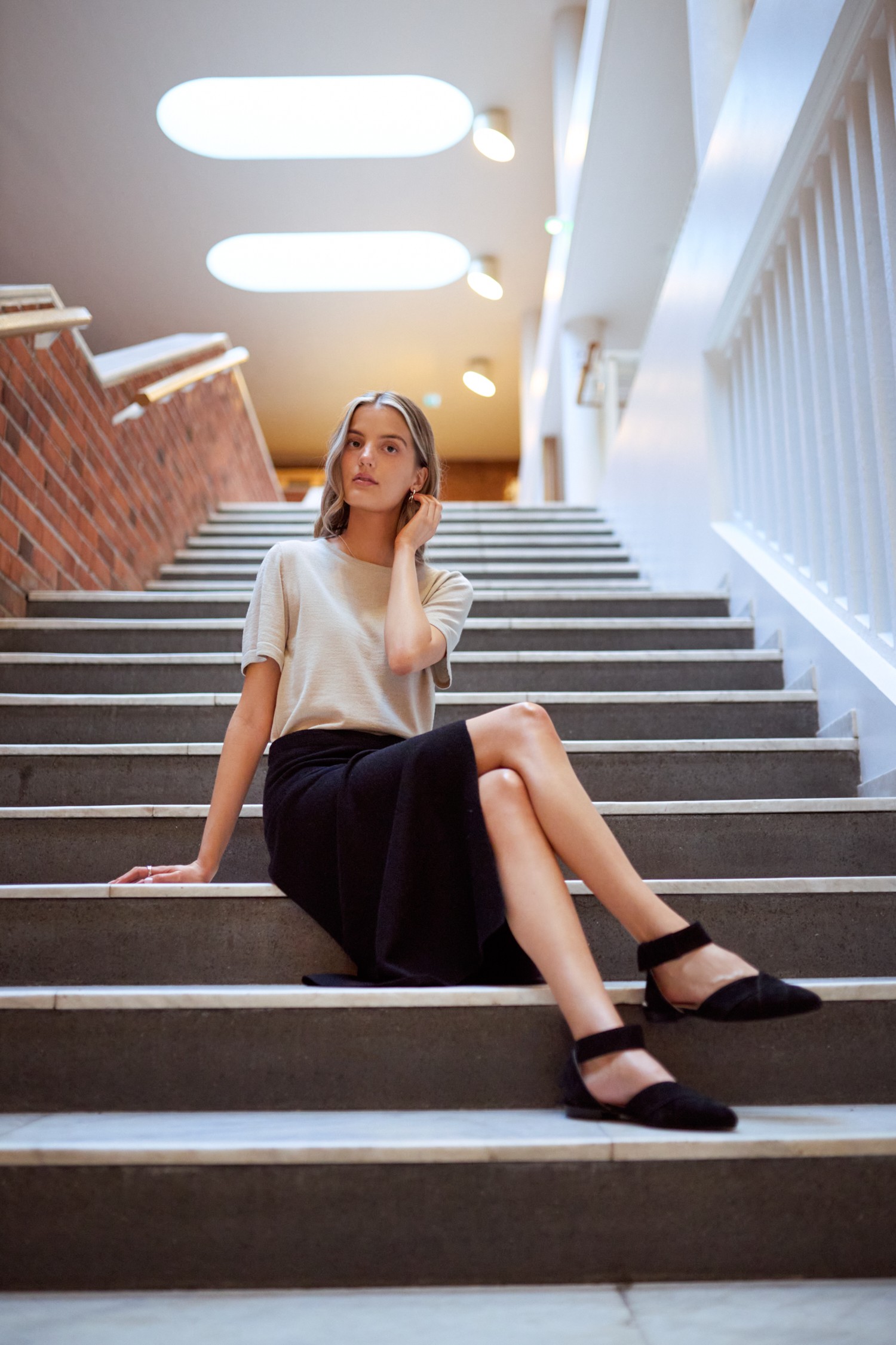 Origami skirt, black - Image 3