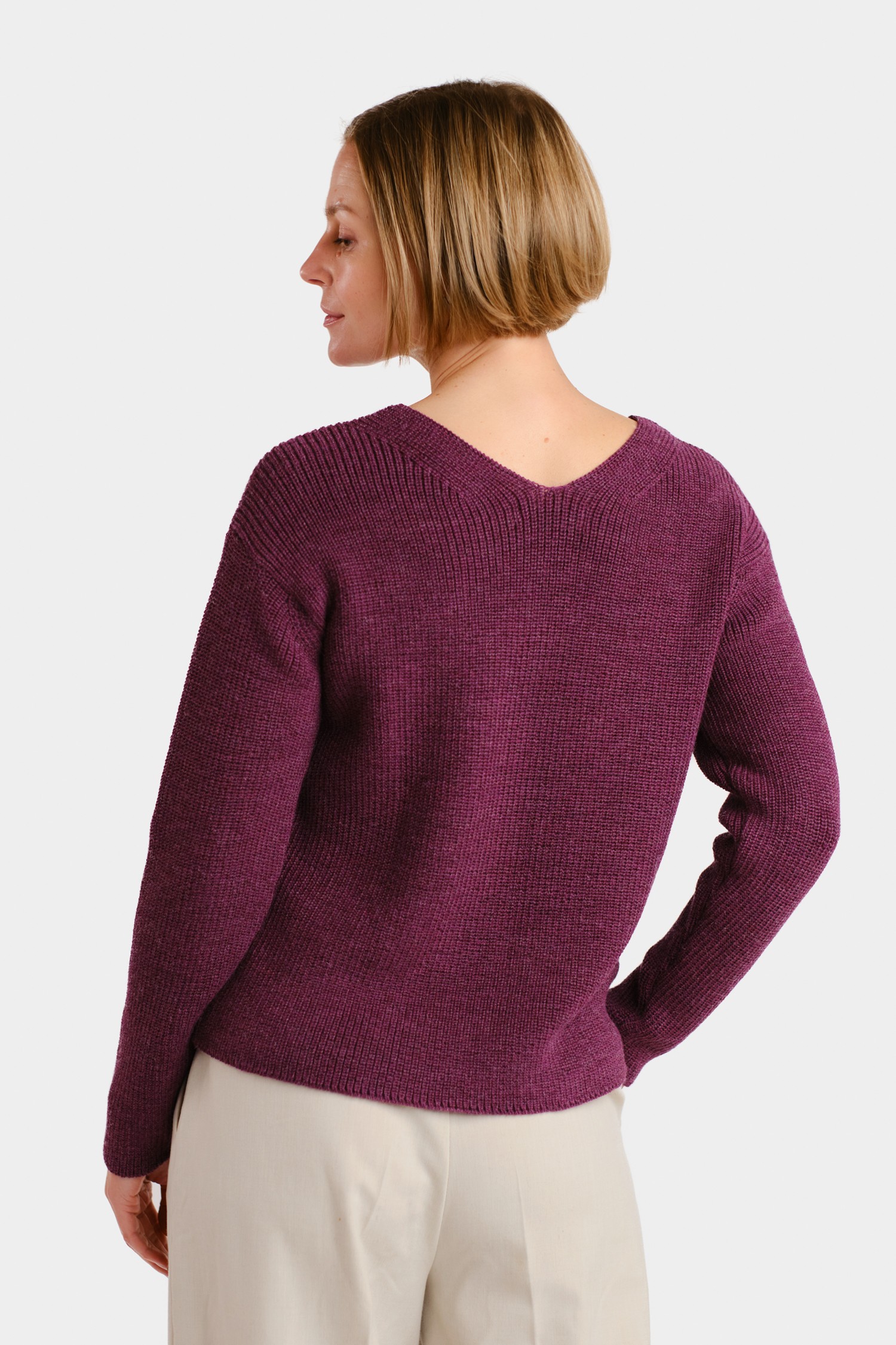 CHUNKY knit sweater, heather - Image 4