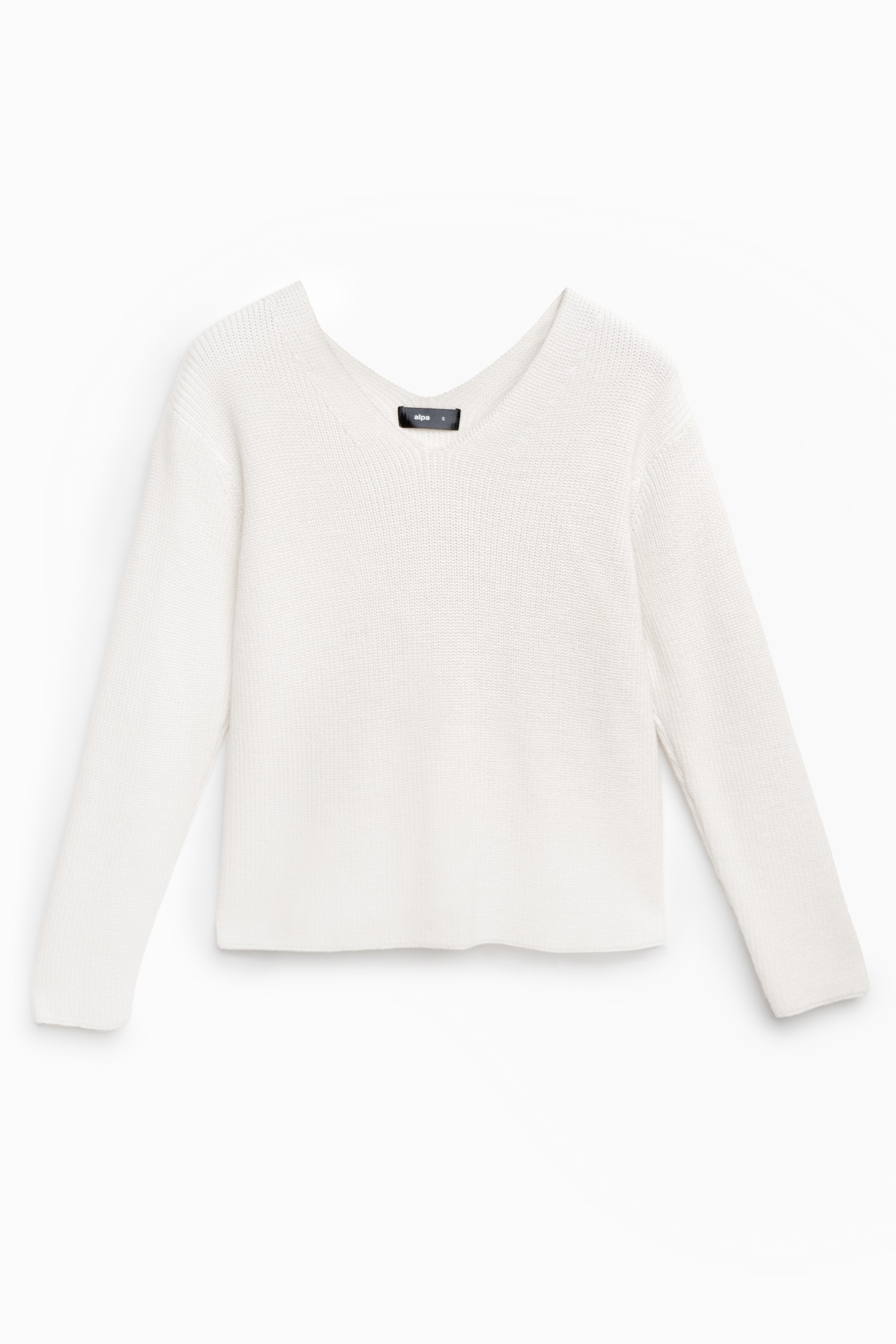 CHUNKY knit sweater, white - Image 7