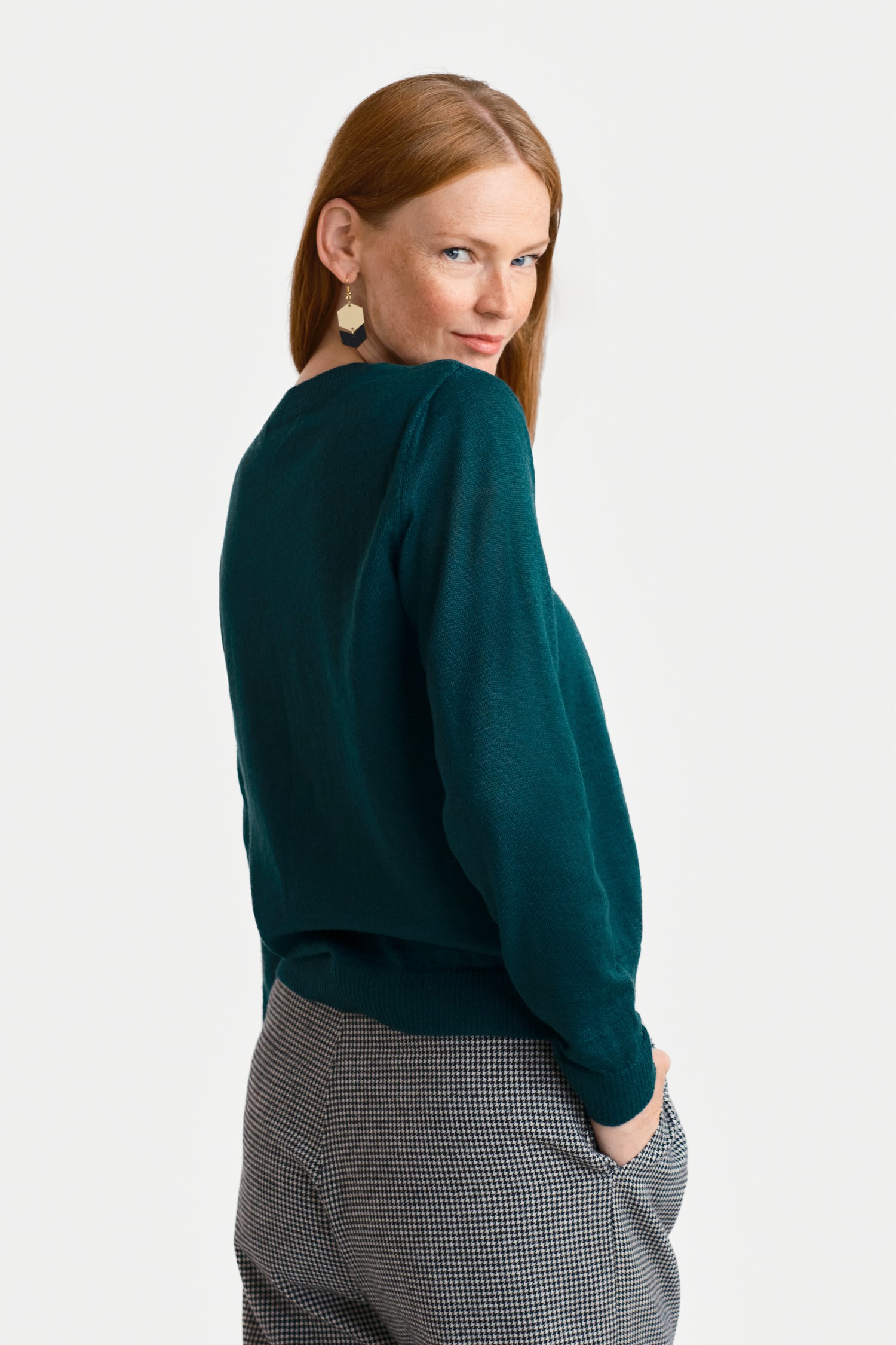 CLEAR jumper, dark teal - Image 3