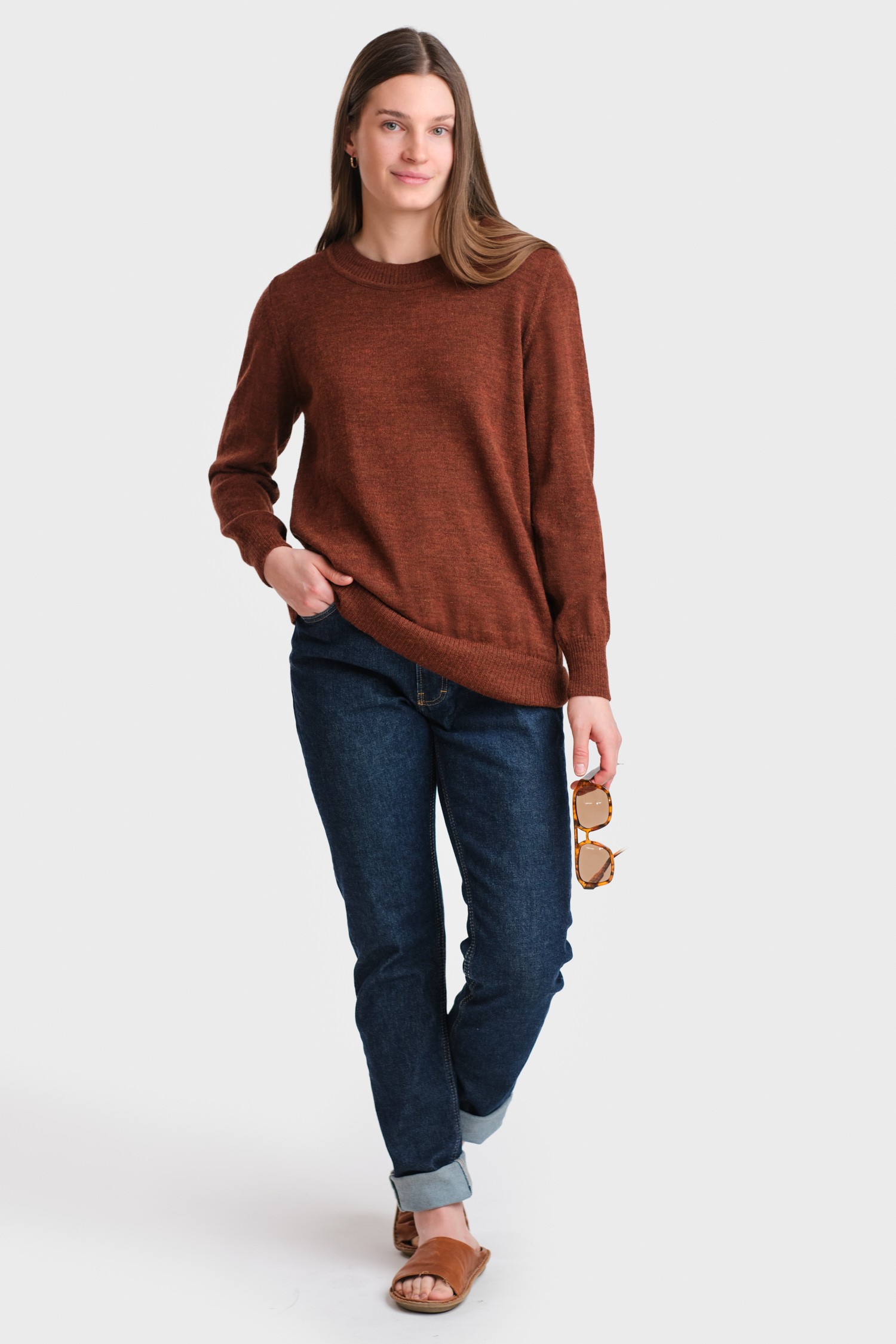 Dialogue-sweater, mahogany - Image 3